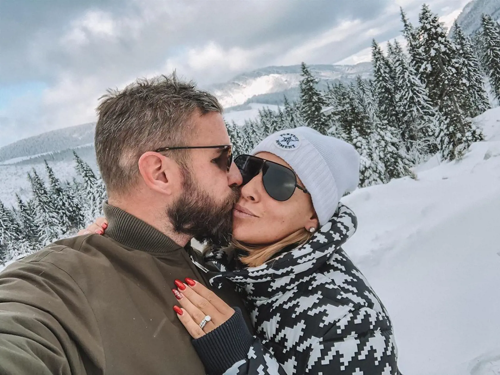 Dominika Cibulková vítala nový rok s manželom na snehu.
