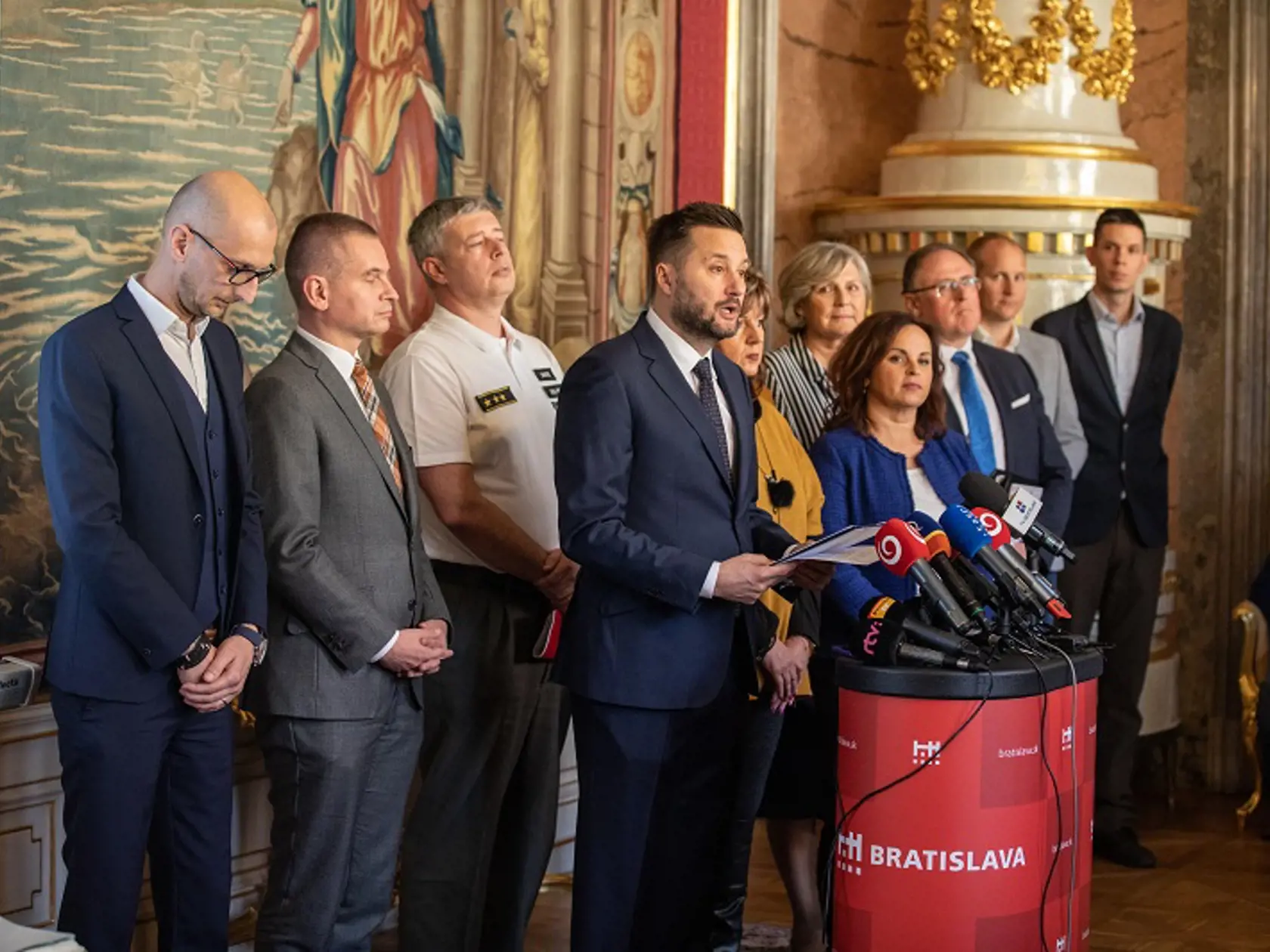 Tlačová konferencia v Primacialnom paláci