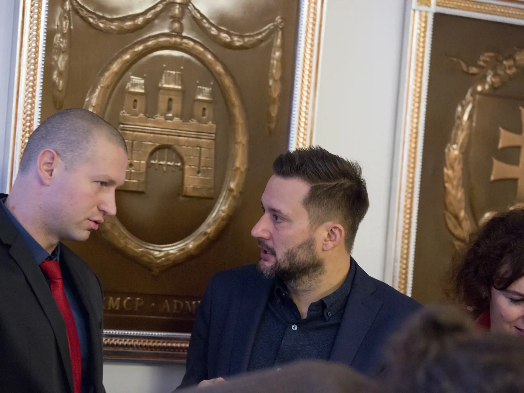 Tlačová konferencia nového primatóra Bratislavy Matúša Valla, na ktorej predstavil svoj realizačný tím