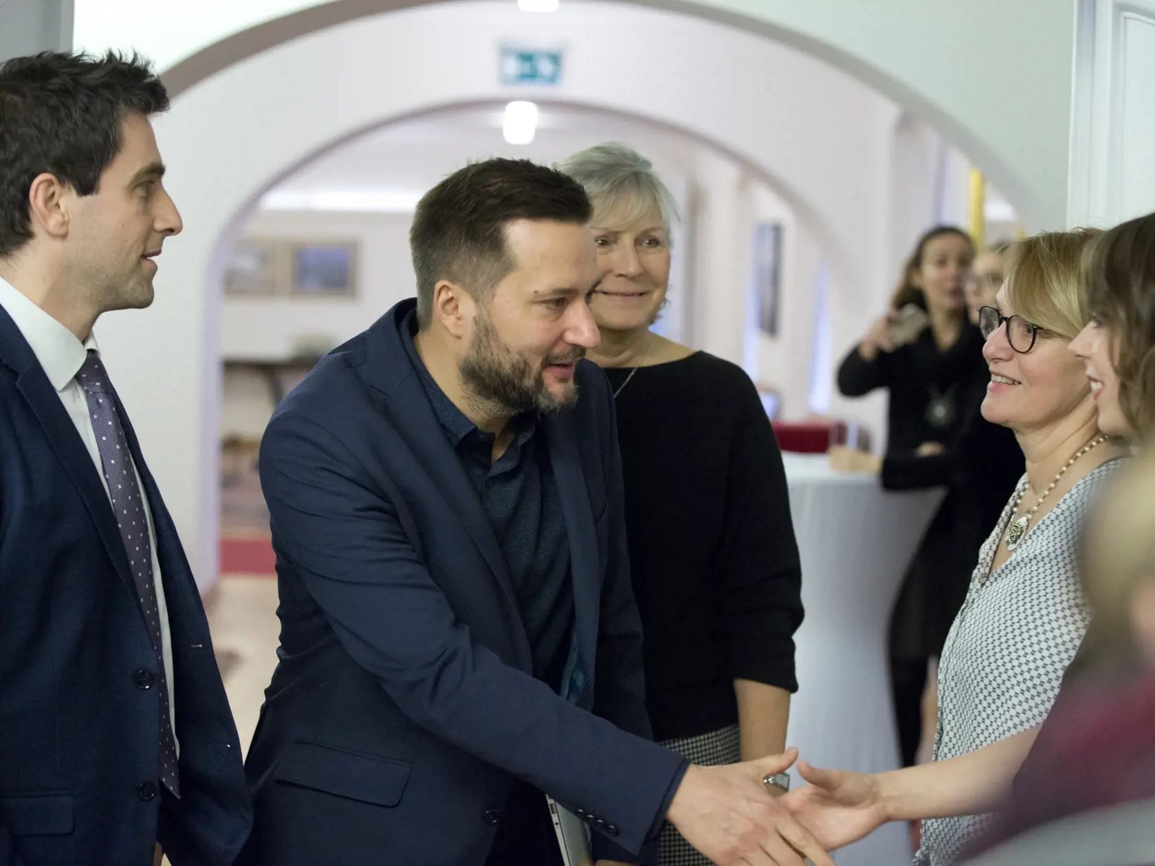 Tlačová konferencia nového primatóra Bratislavy Matúša Valla, na ktorej predstavil svoj realizačný tím