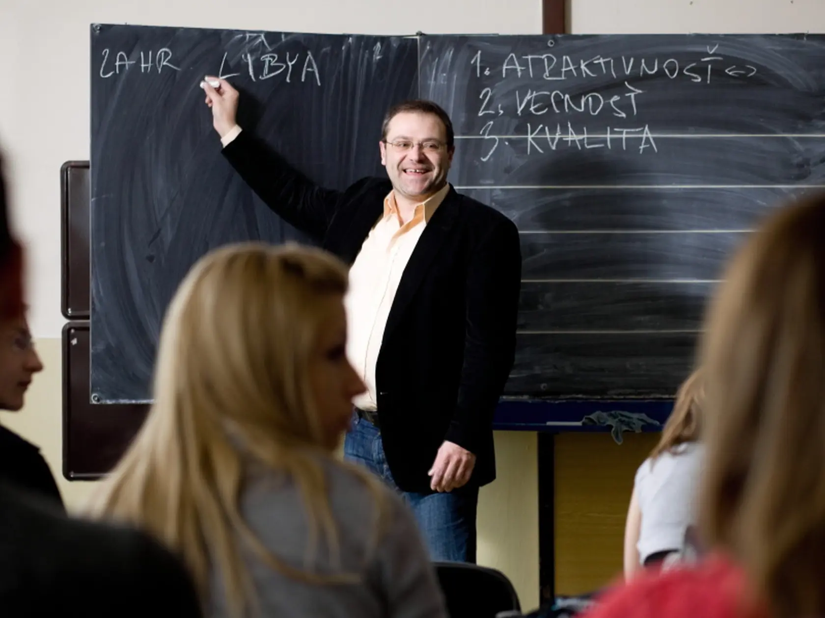 Henrich Krejča vyučoval študentov masmediálnej komunikácie v Trnave.