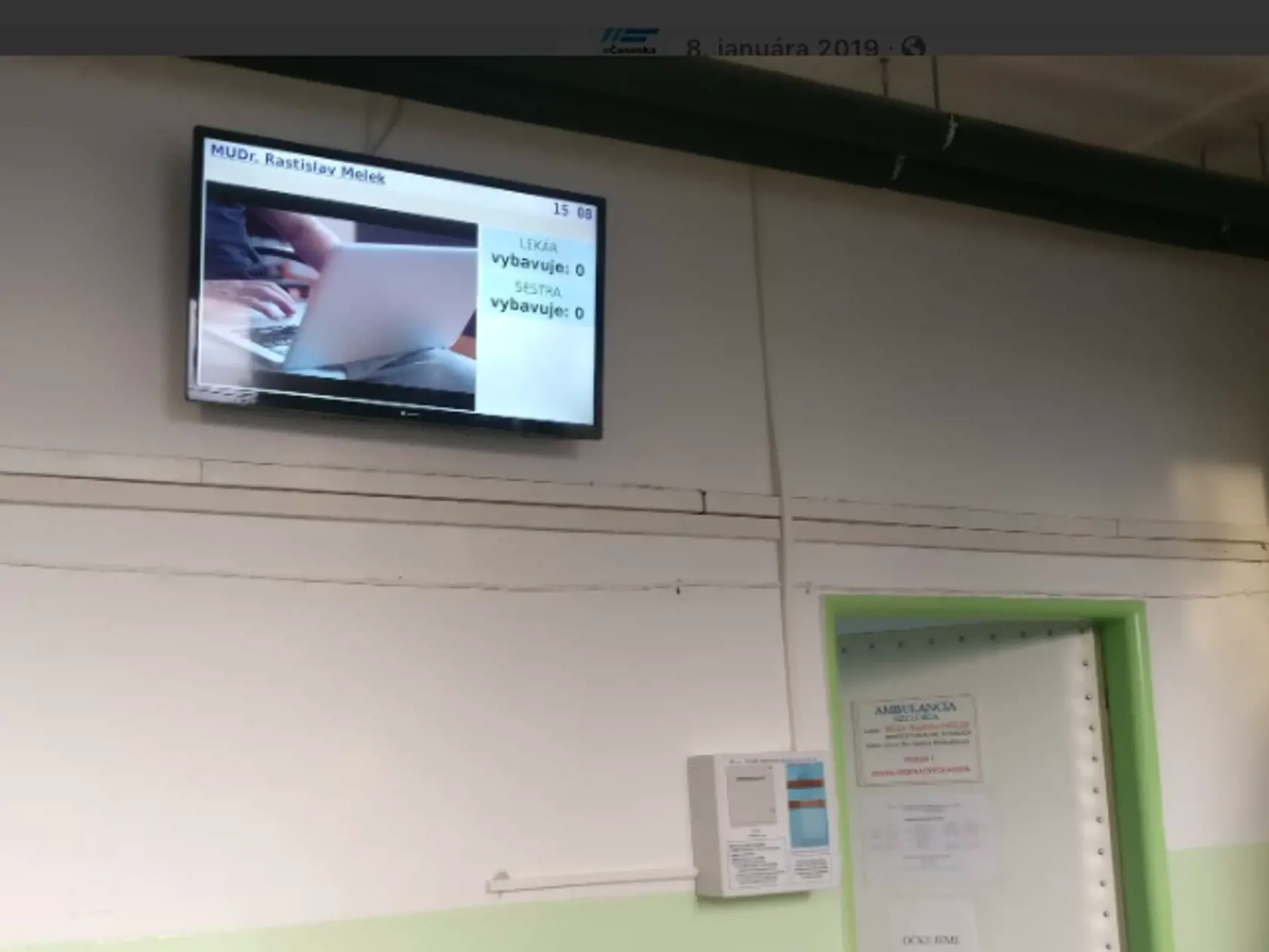 Ambulancie lekára Rastislava z Oravy.