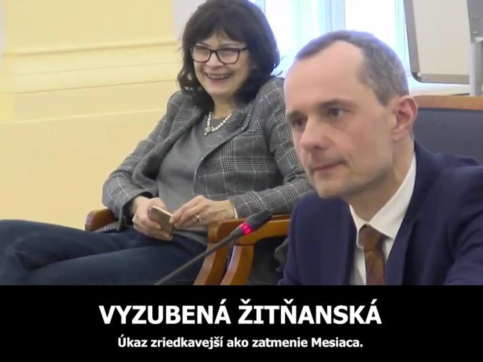 Na čom sa tak bavila? Ostrému zraku internetových bavičov neušiel rozžiarený úsmev poslankyne Žitnianskej.