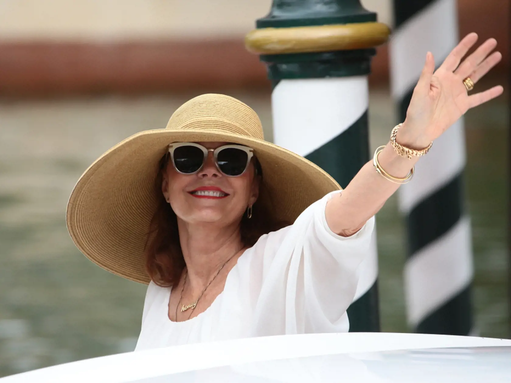 Venice,,Italy.,02,September,,2017.,Susan,Sarandon,Arrive,At,The