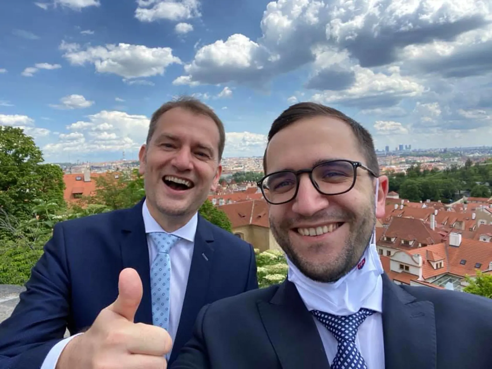 Július Jakab a expremiér Igor Matovič