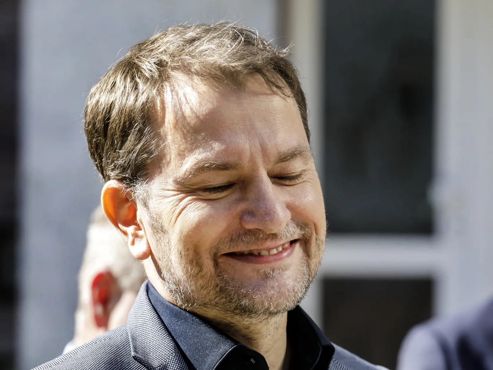 Na snímke podpredseda vlády a minister financií SR Igor Matovič počas spoločného vyhlásenia ministrov financií a zdravotníctva k financovaniu sektora zdravotníctva v Bratislave 22. marca 2022. FOTO TASR - Dano Veselský