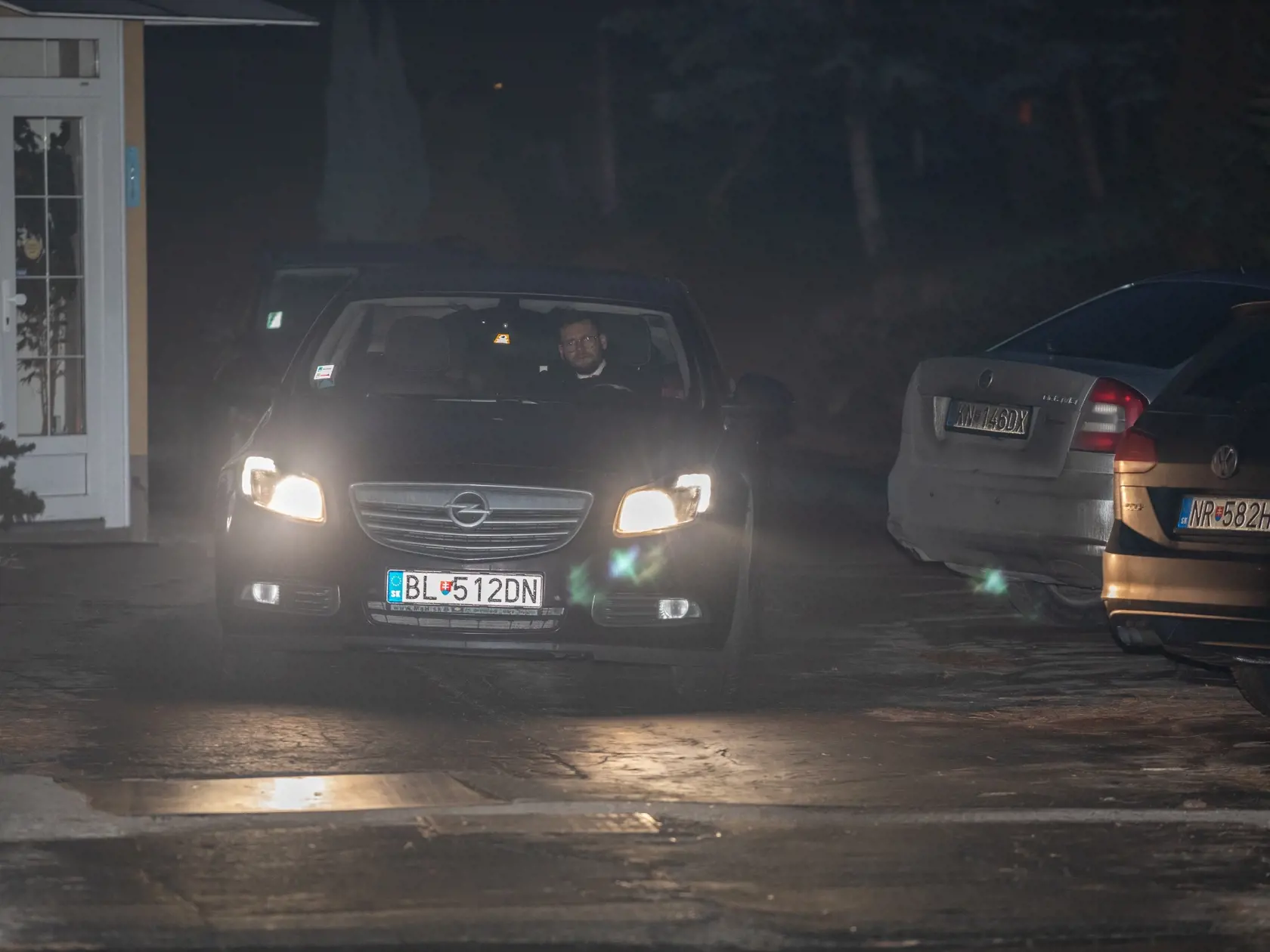 Dobroslav Trnka v Nitre po zadržaní a vypočutí na NAKA