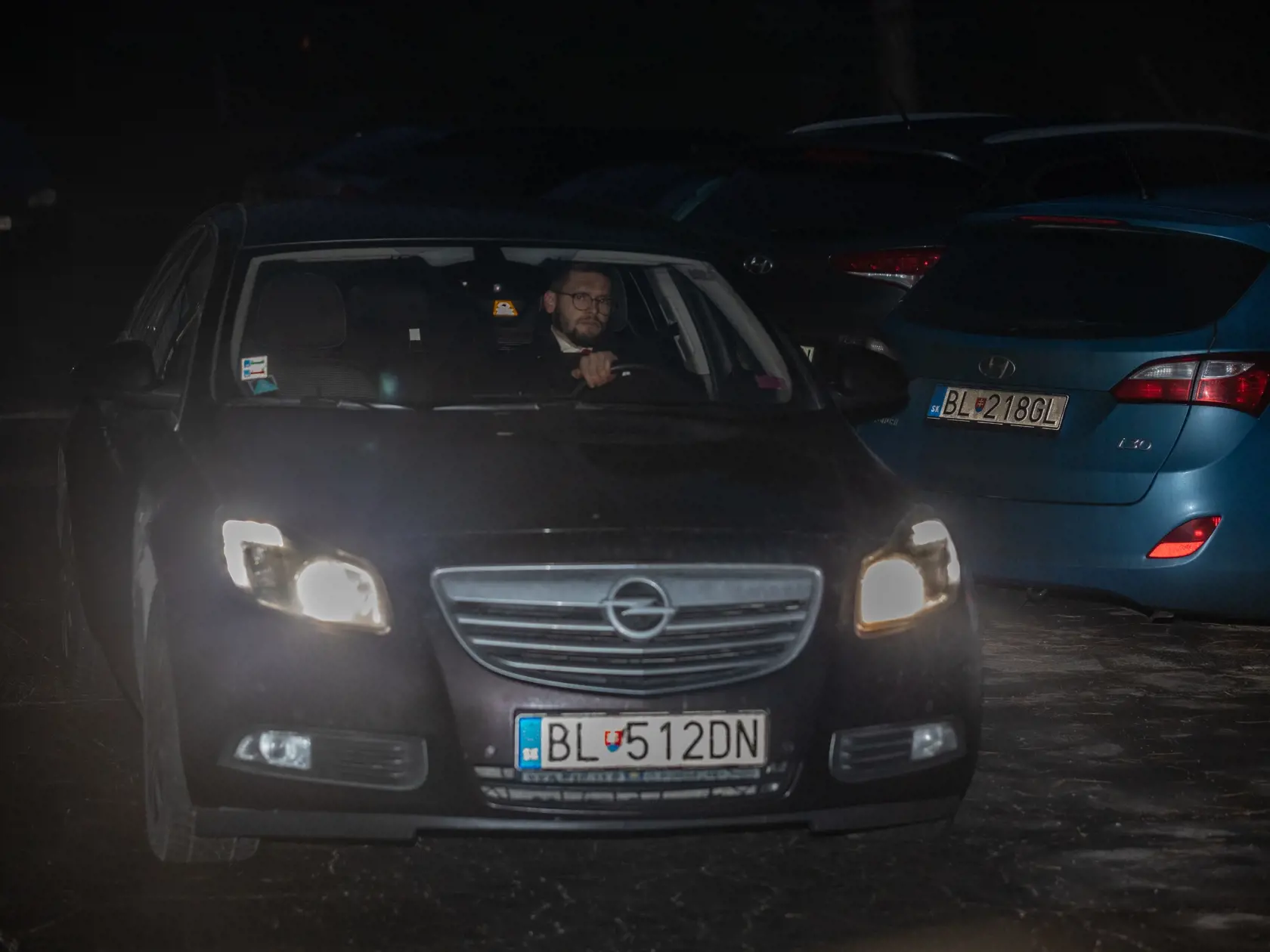 Dobroslav Trnka v Nitre po zadržaní a vypočutí na NAKA