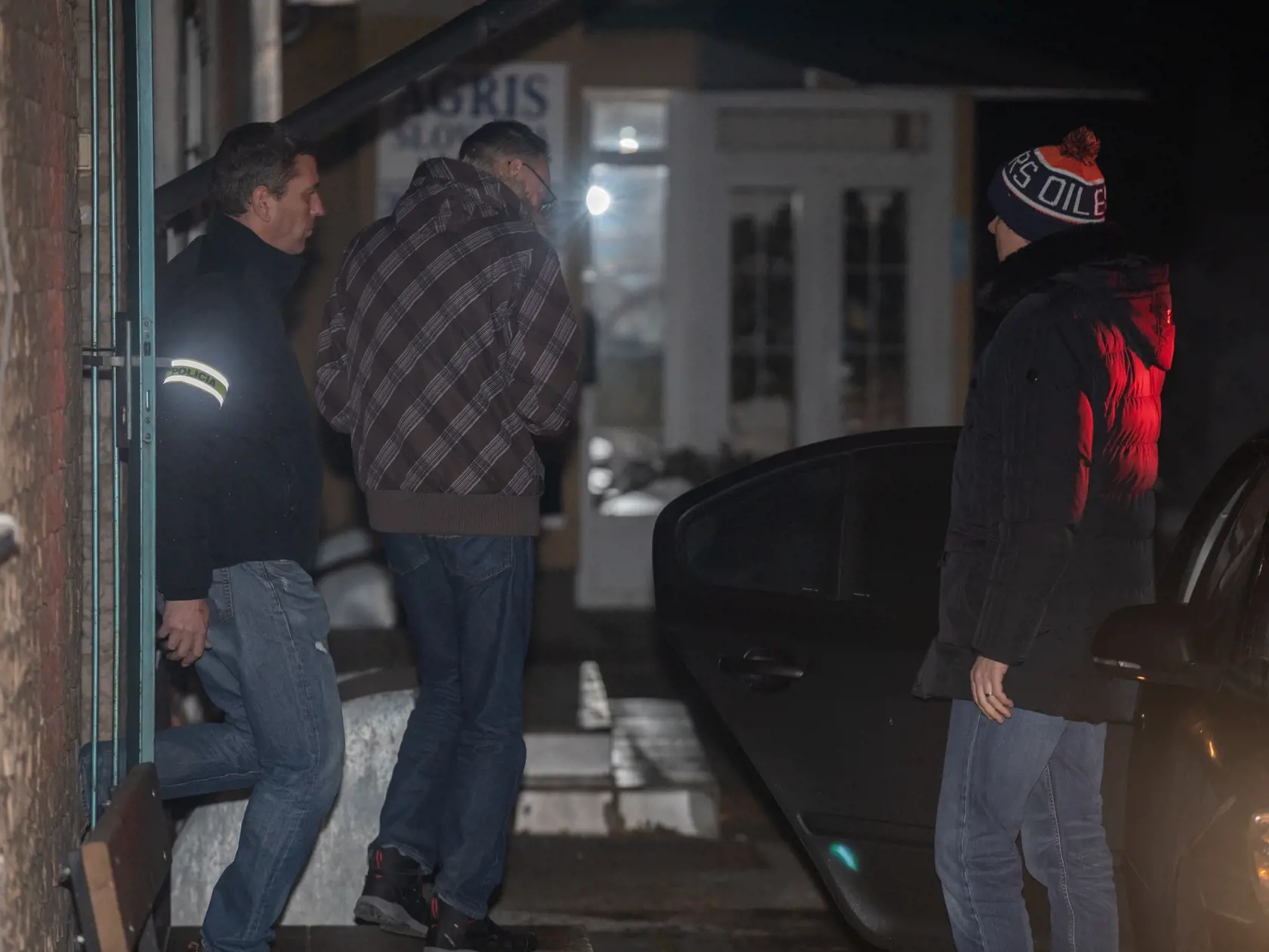 Dobroslav Trnka v Nitre po zadržaní a vypočutí na NAKA