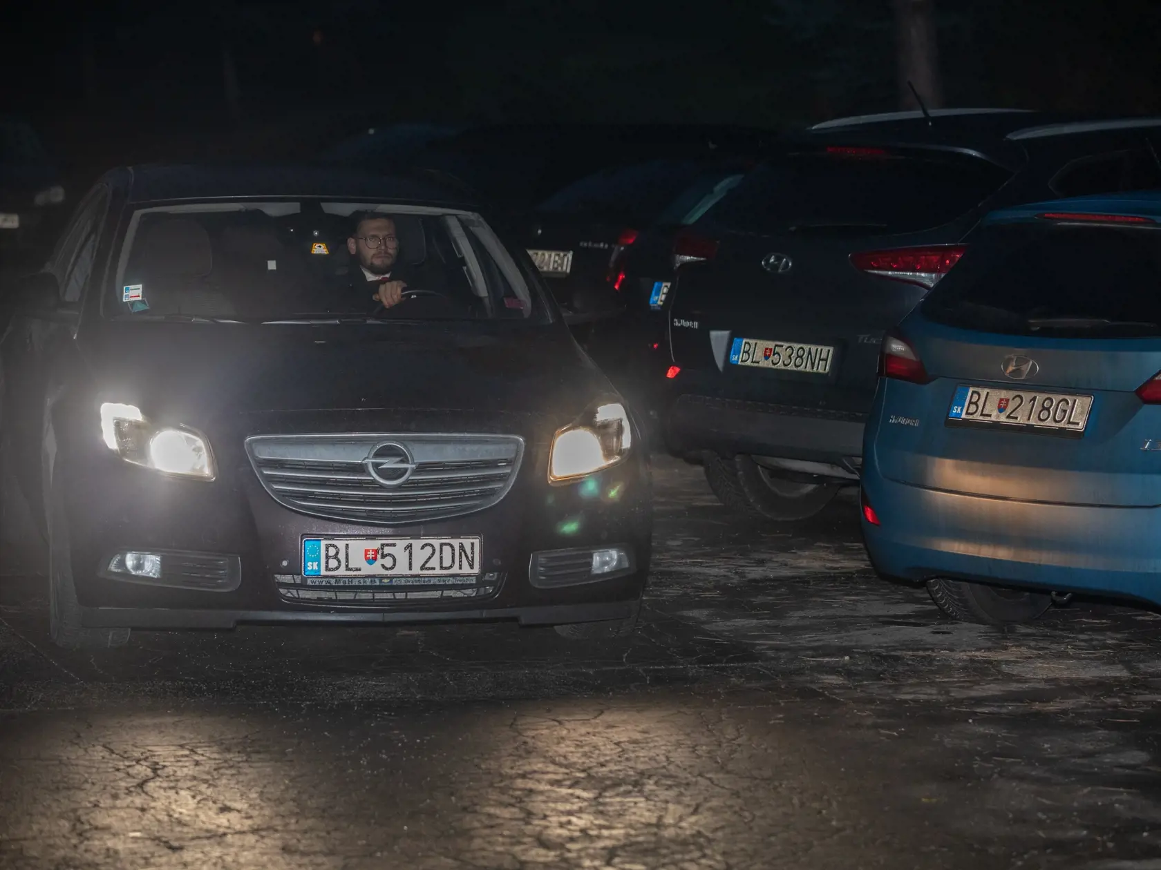 Dobroslav Trnka v Nitre po zadržaní a vypočutí na NAKA