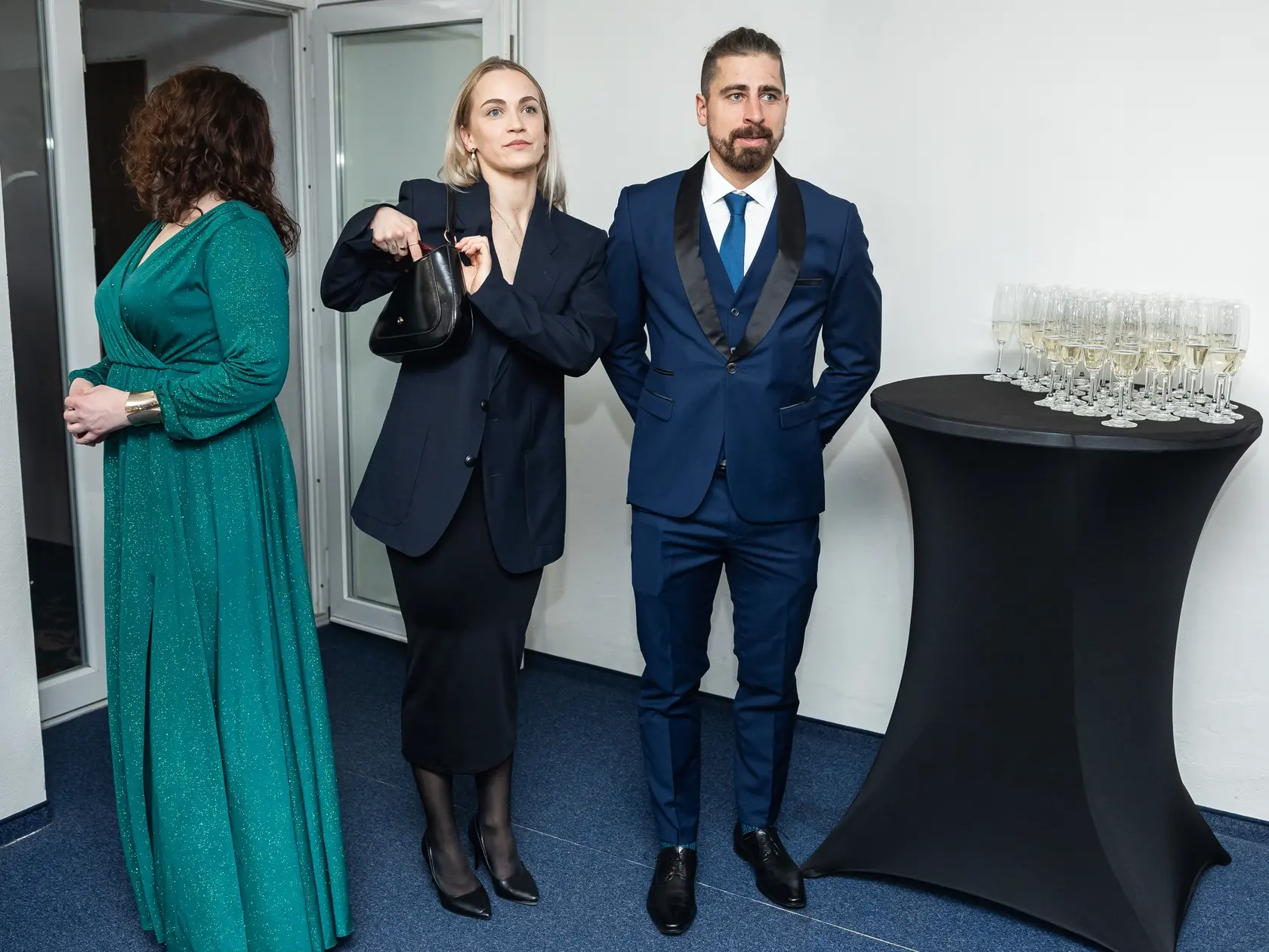 Premiéra moderného baletu v predstavení pod názvom “Zvonár u Matky Božej” v Bratislave. Na snímke Eliška Lenčešová a Peter Sagan. 