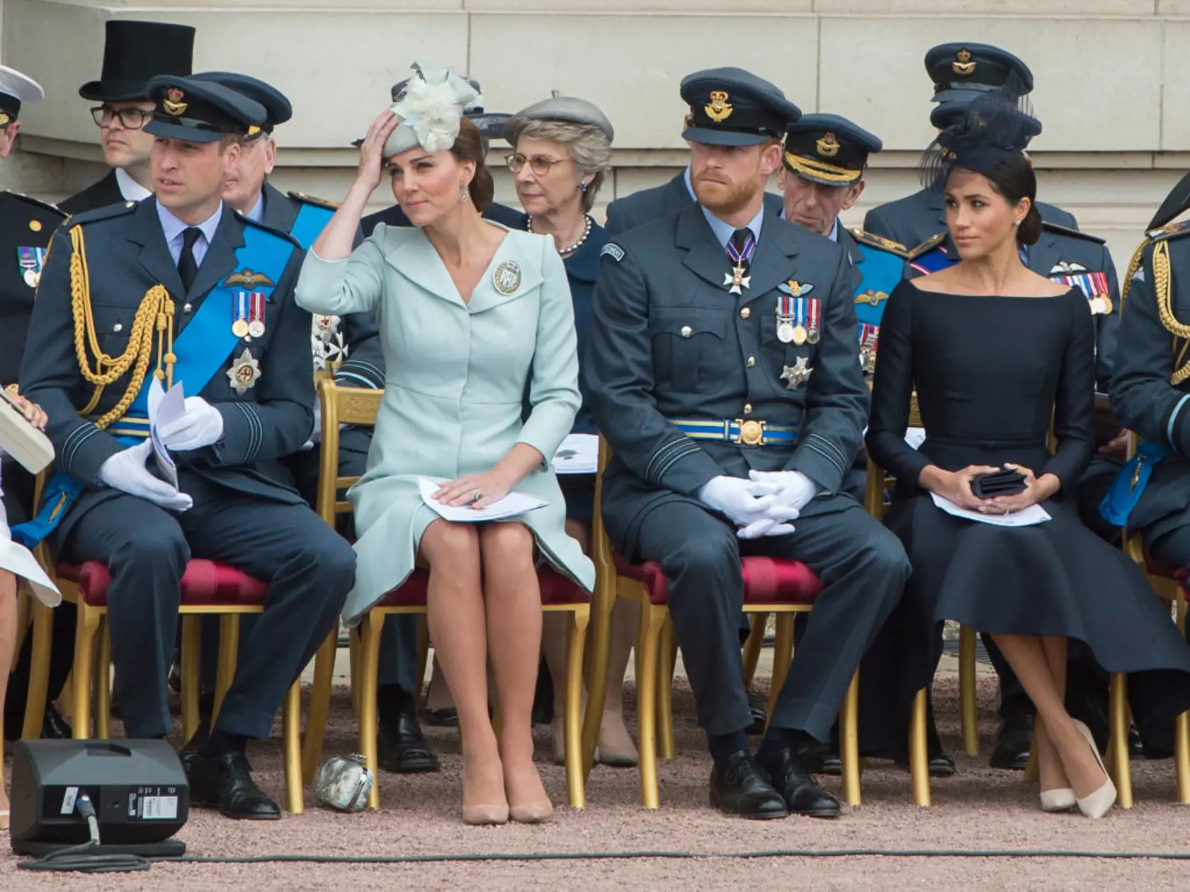 William, Kate, Harry a Meghan