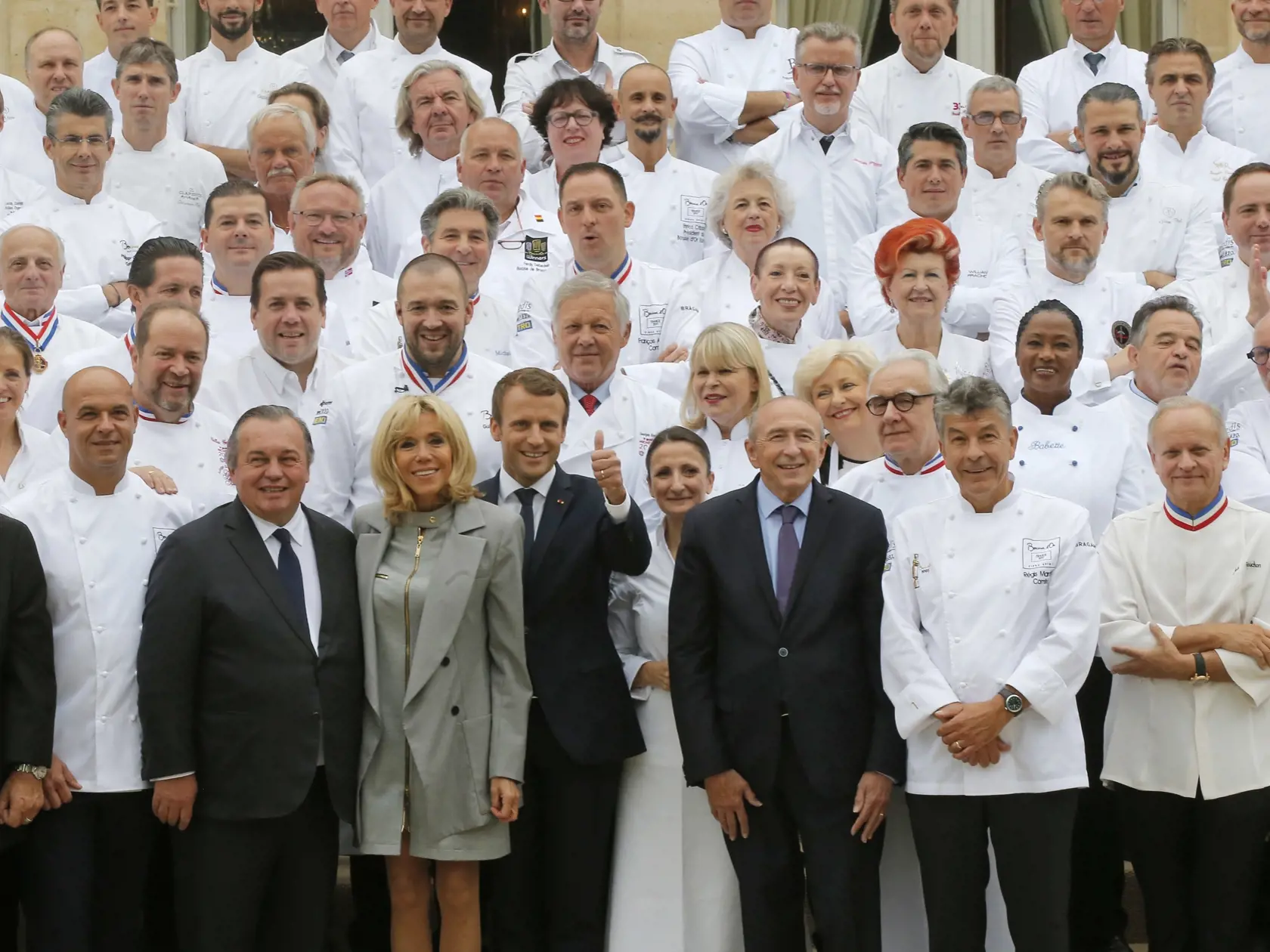 Emmanuel Macron a Brigitte Macron