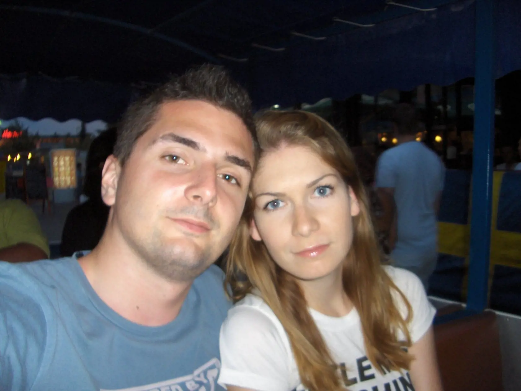 Hana Gallová s priateľom Adamom Zavřelom. 