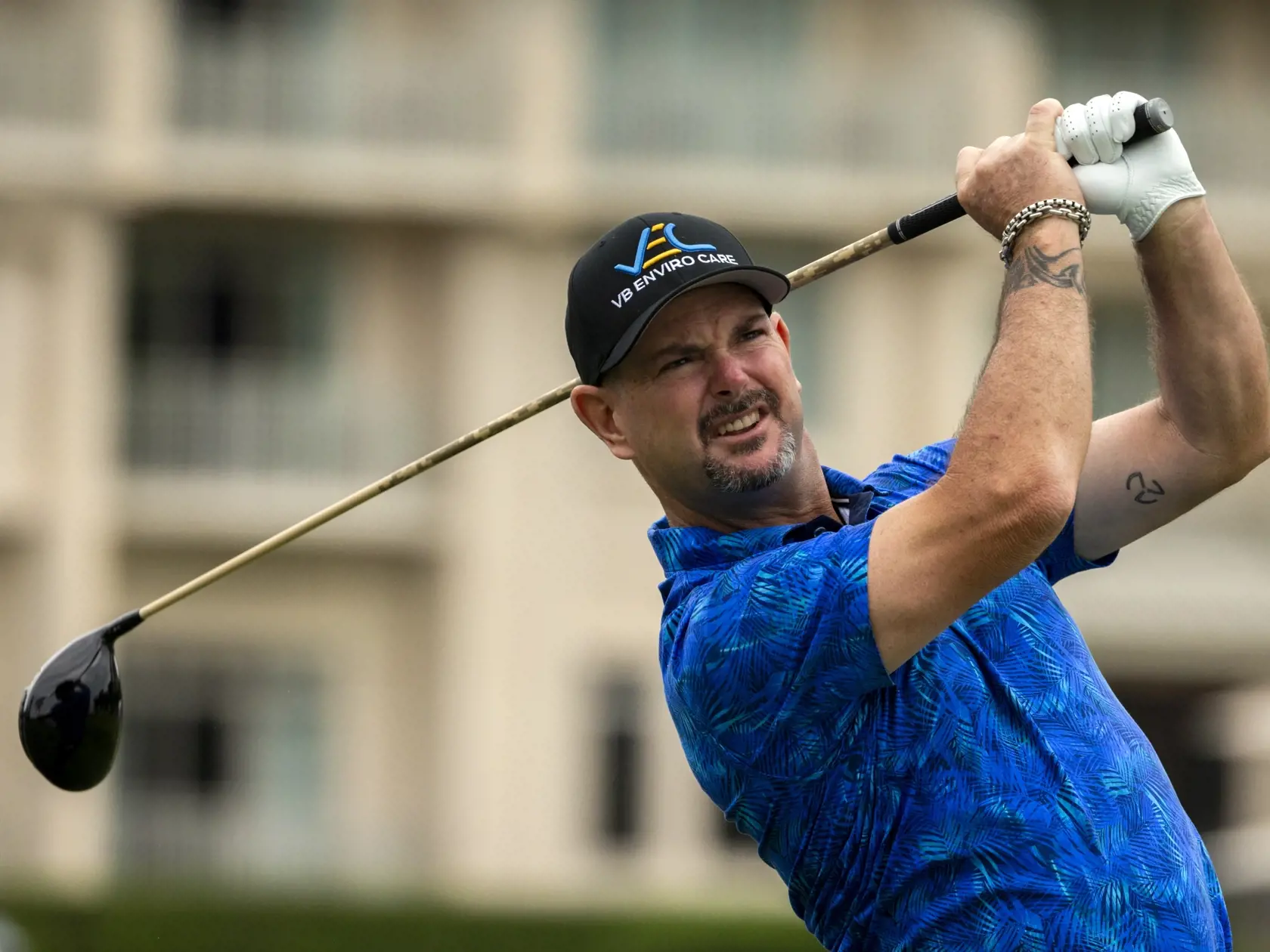 WA 28 Hilton Head Island - Slovák Rory Sabbatini počas prvého kola golfového turnaja RBC Heritage v Hilton Head Islande v Južnej Karolíne 15. apríla 2021.