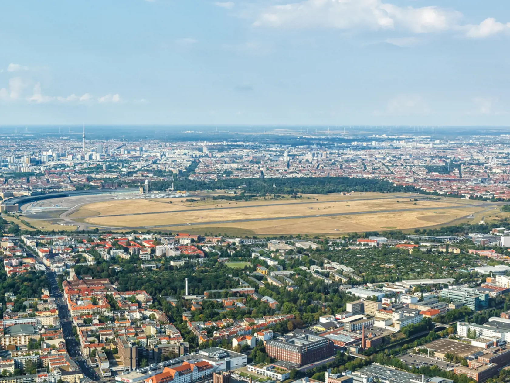 Temepelhof je dnes obľúbeným miestom miliónov Berlínčanov.