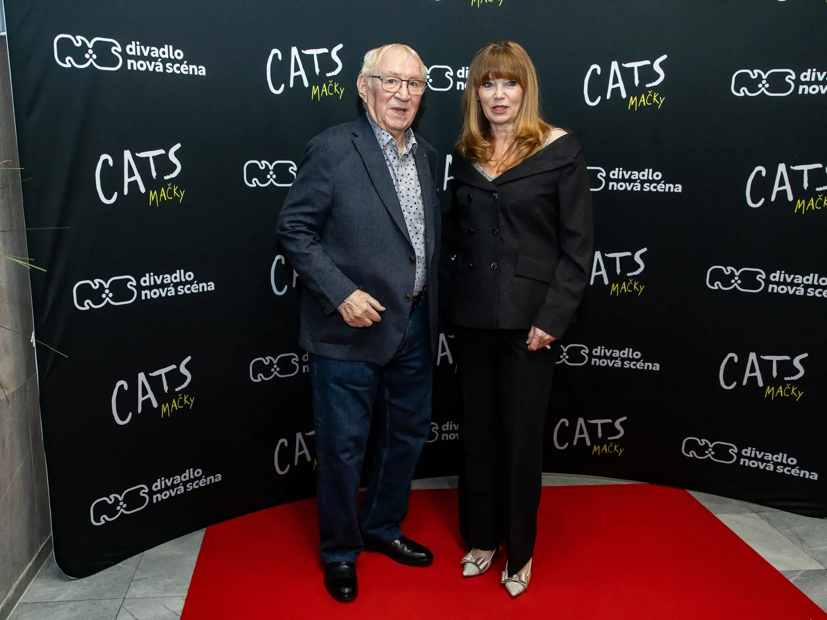 Premiéra tanečného muzikálu CATS/MAČKY v divadle Nová scéna. Na snímke je Ingrid Fašiangová a Karol Čálik.