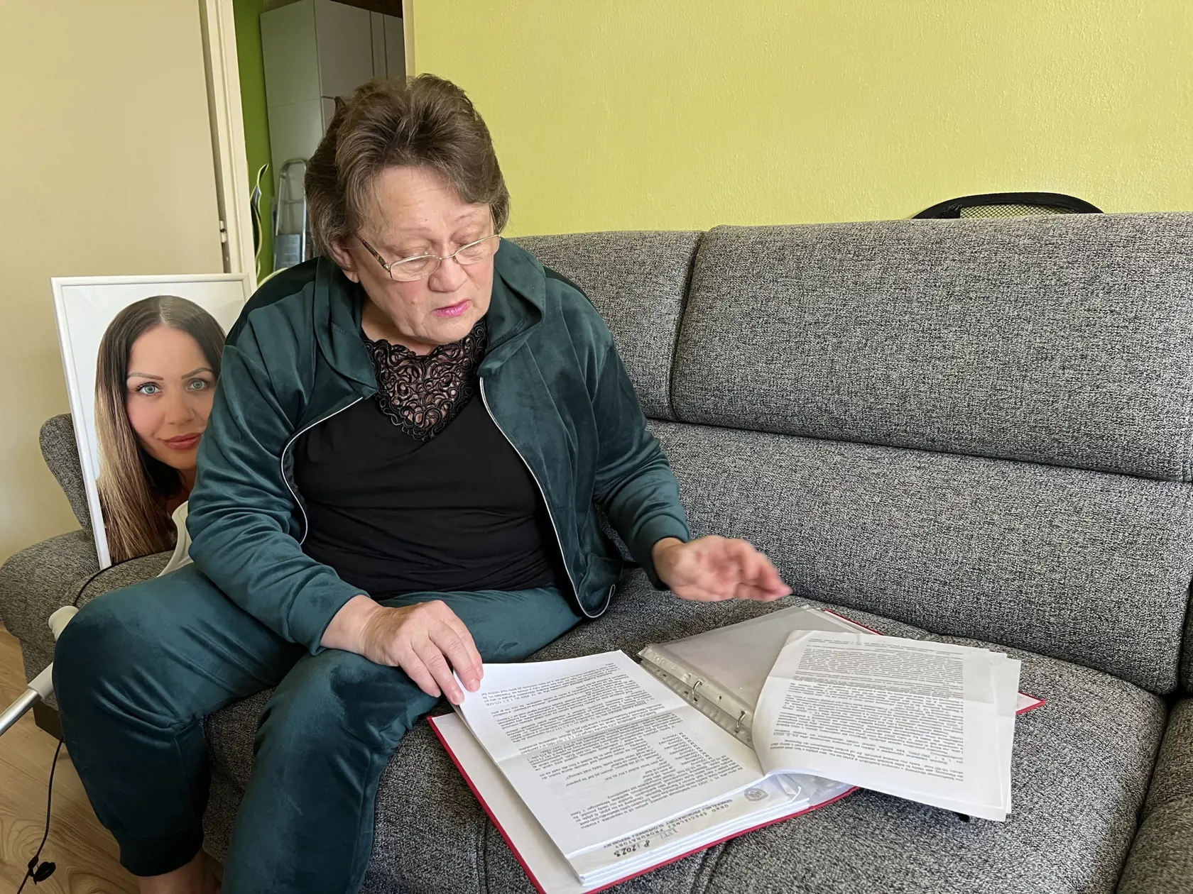 Mama Iriny Ostapčukovej.