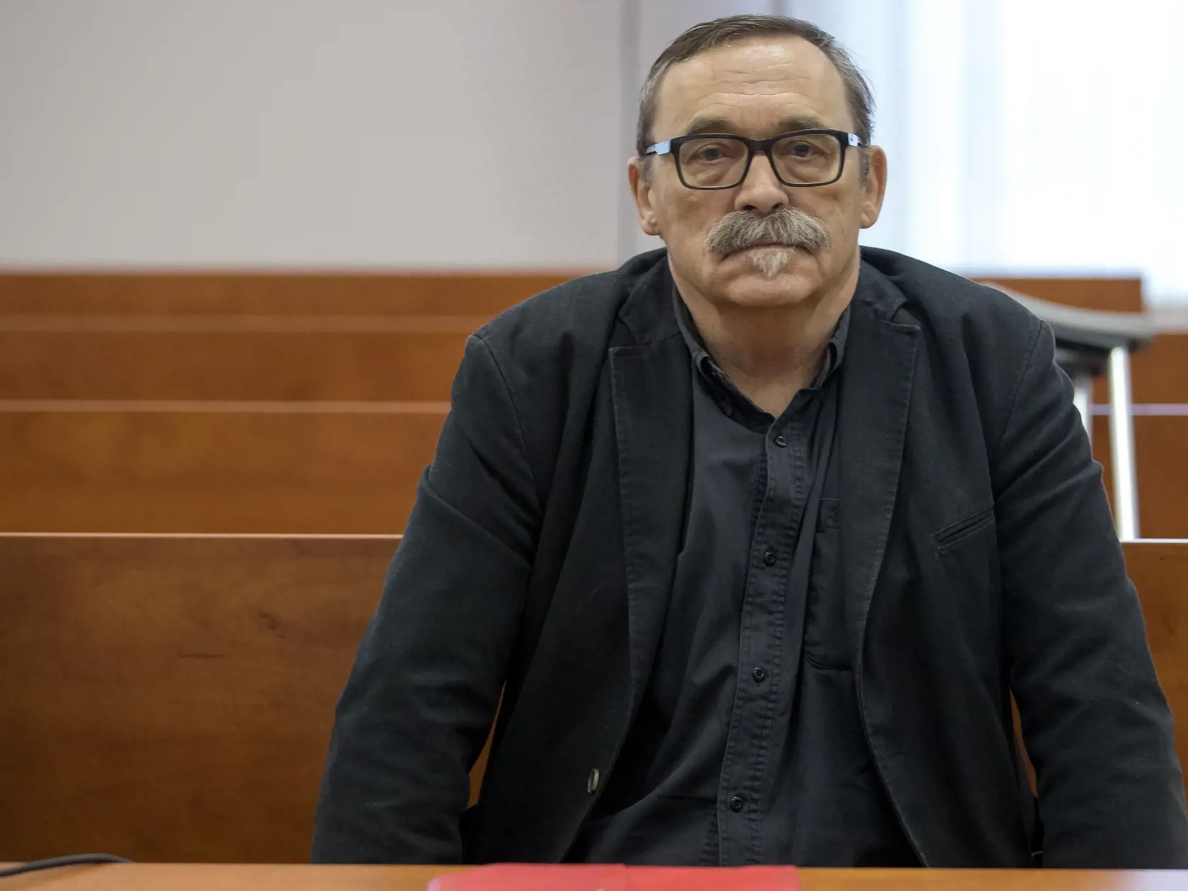 Ôsme pojednávanie na Špecializovanom trestnom súde v Pezinku vo veci vraždy investigatívneho novinára Jána Kuciaka a jeho snúbenice Martiny Kušnírovej. Na snímke je psychológ Anton Heretik.