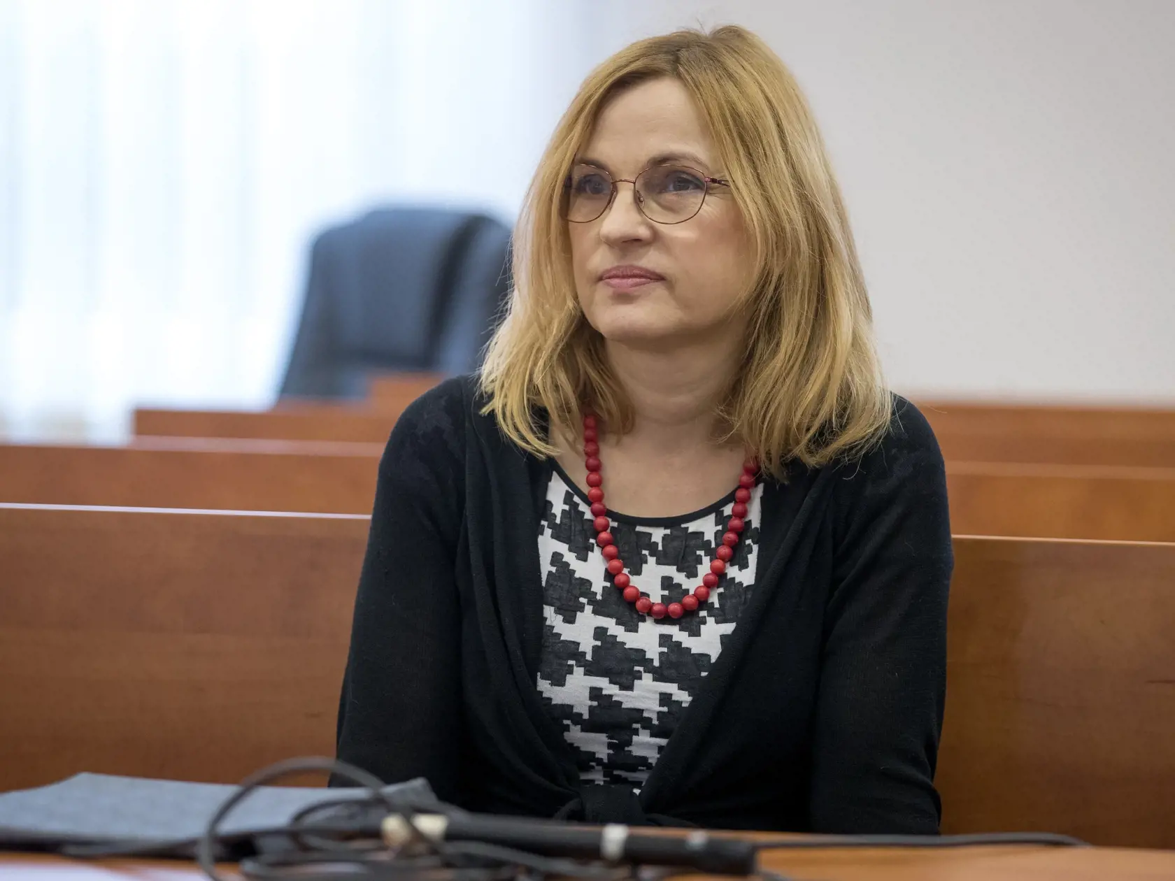 Ôsme pojednávanie na Špecializovanom trestnom súde v Pezinku vo veci vraždy investigatívneho novinára Jána Kuciaka a jeho snúbenice Martiny Kušnírovej. Na snímke 