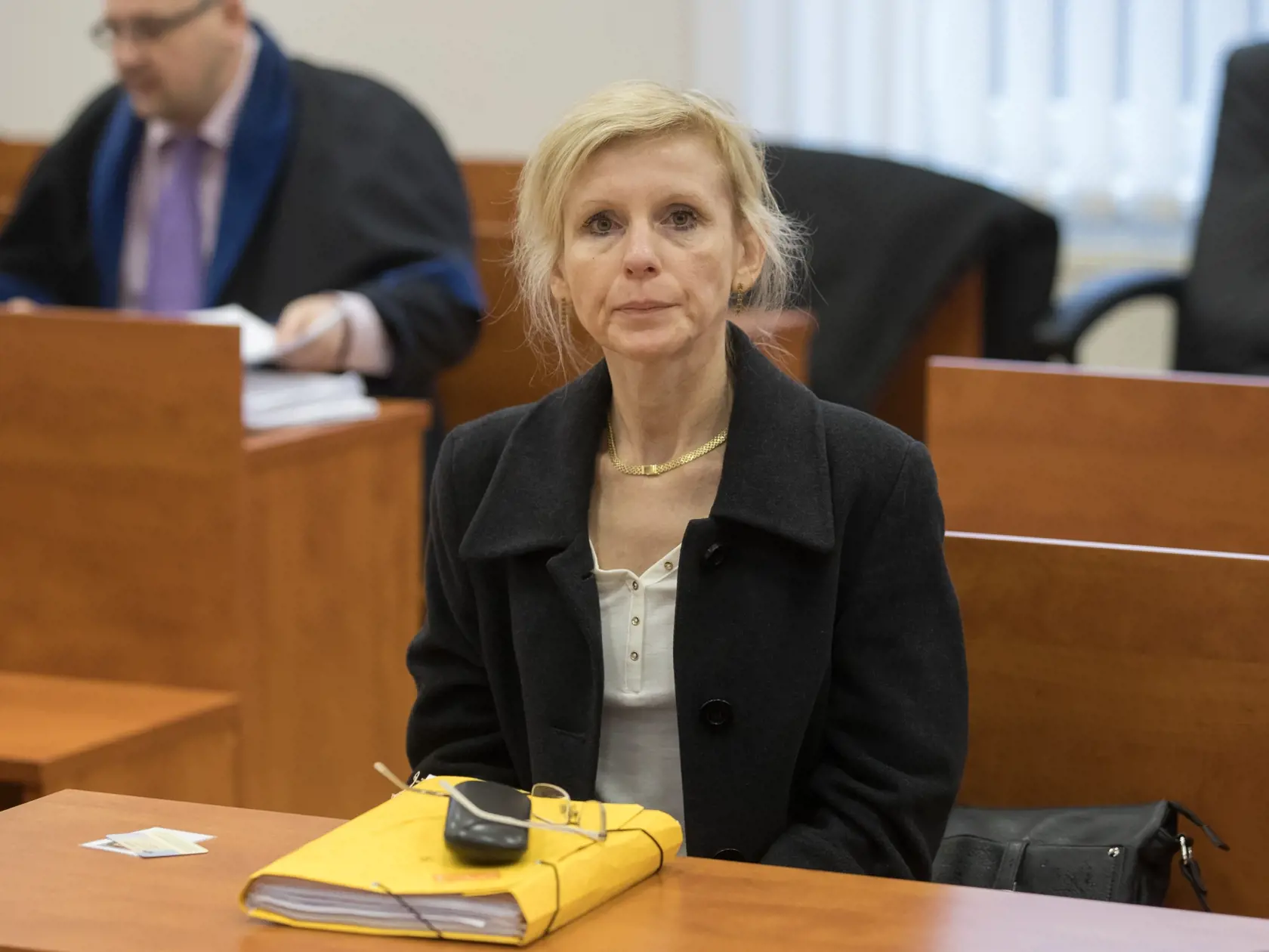Siedme pojednávanie na Špecializovanom trestnom súde v Pezinku vo veci vraždy investigatívneho novinára Jána Kuciaka a jeho snúbenice Martiny Kušnírovej. Na snímke je súdna znalkyňa Oľga Petrusová.