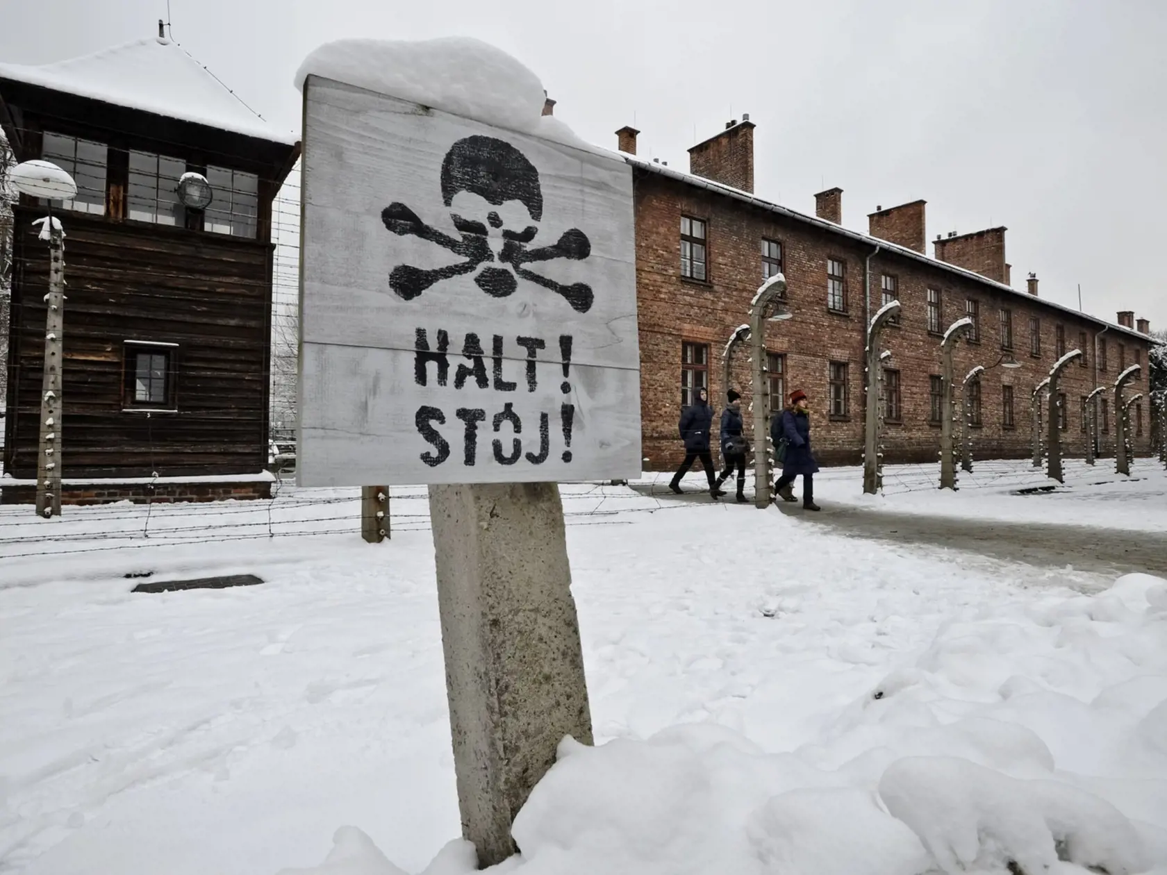 Koncentrančný tábor Auschwitz v Osvienčime.