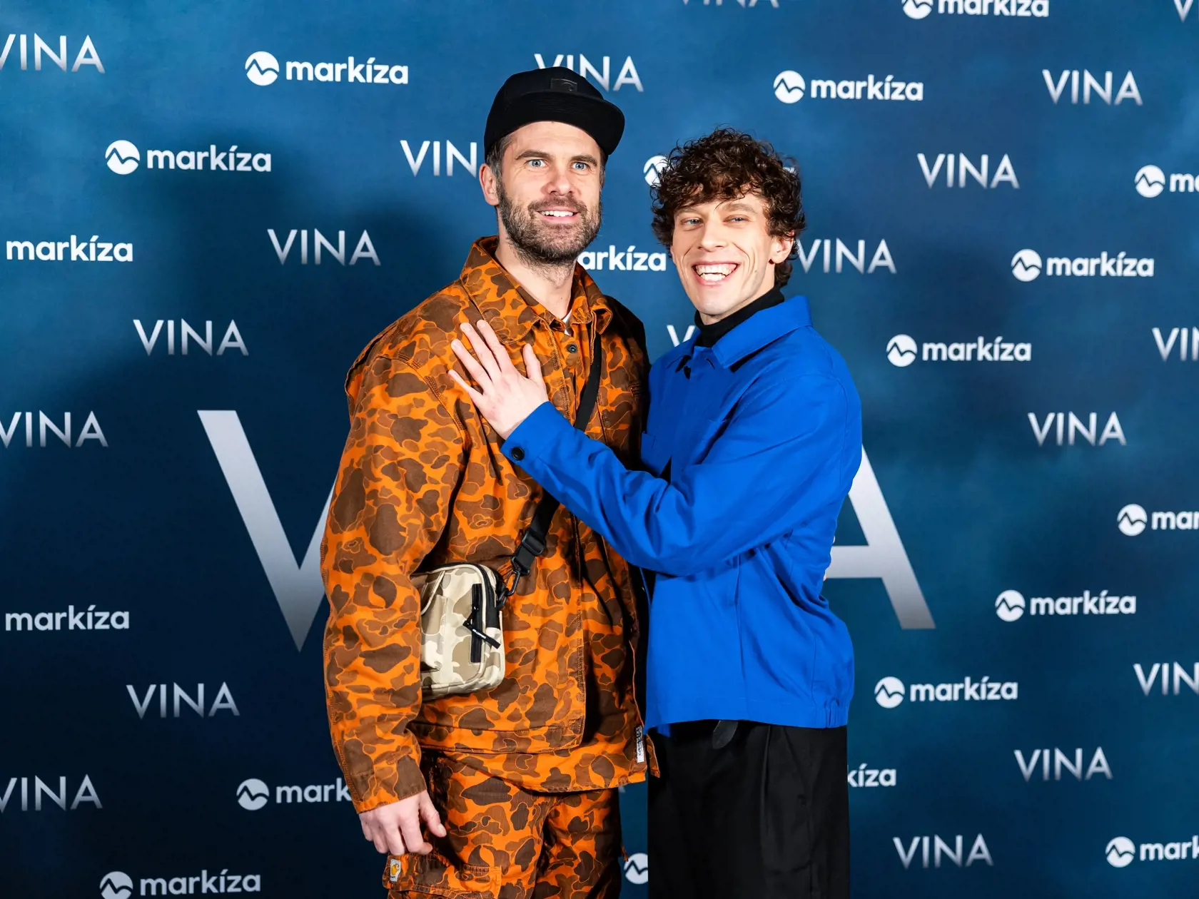 Premiéra seriálu “VINA” v Bratislave. Na snímke Vladislav Plevčík a Ján Dobrík.