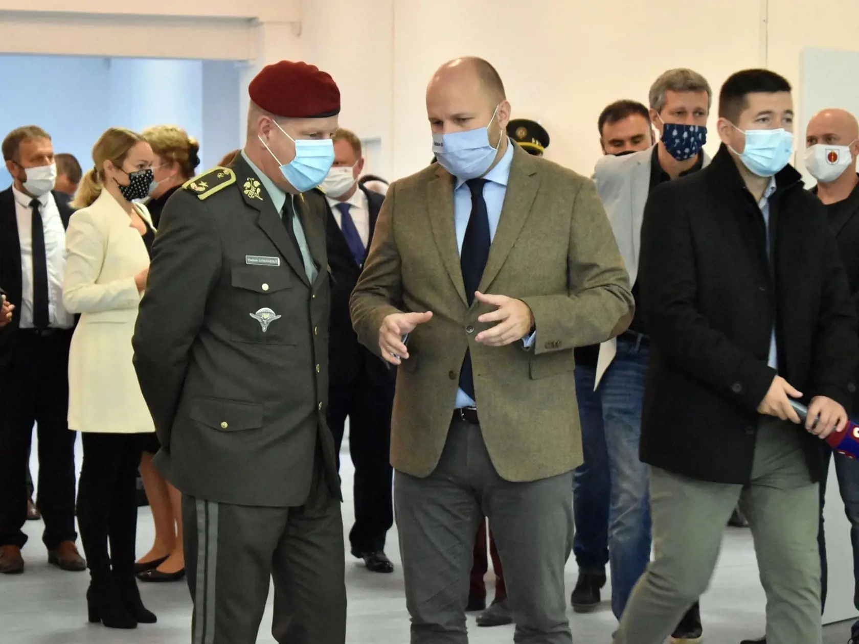 Slávnostné otvorenie covid oddelenia v Ústrednej vojenskej nemocnici Ružomberok.