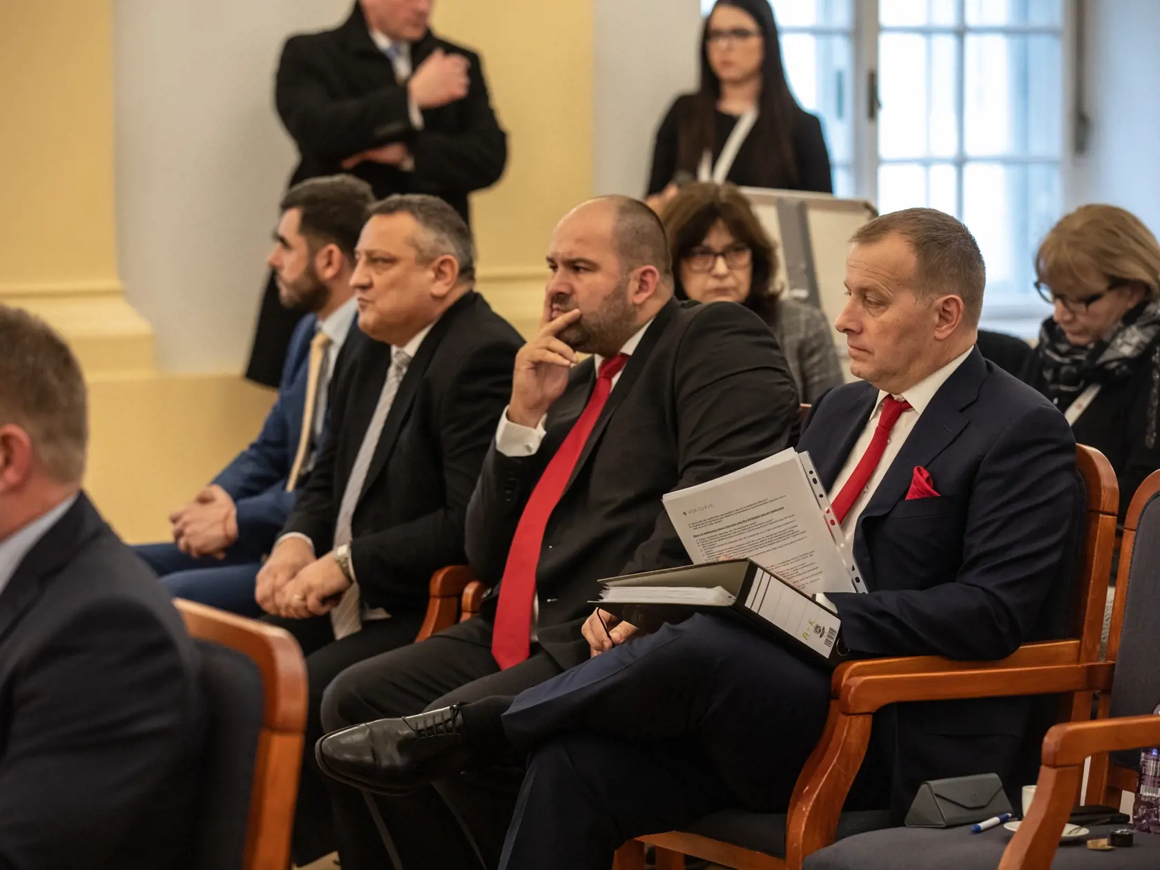 Verejné vypočutie kandidátov na Ústavných Sudcov v Bratislave v budove Historickej Národnej Rady na Župnom Námestí