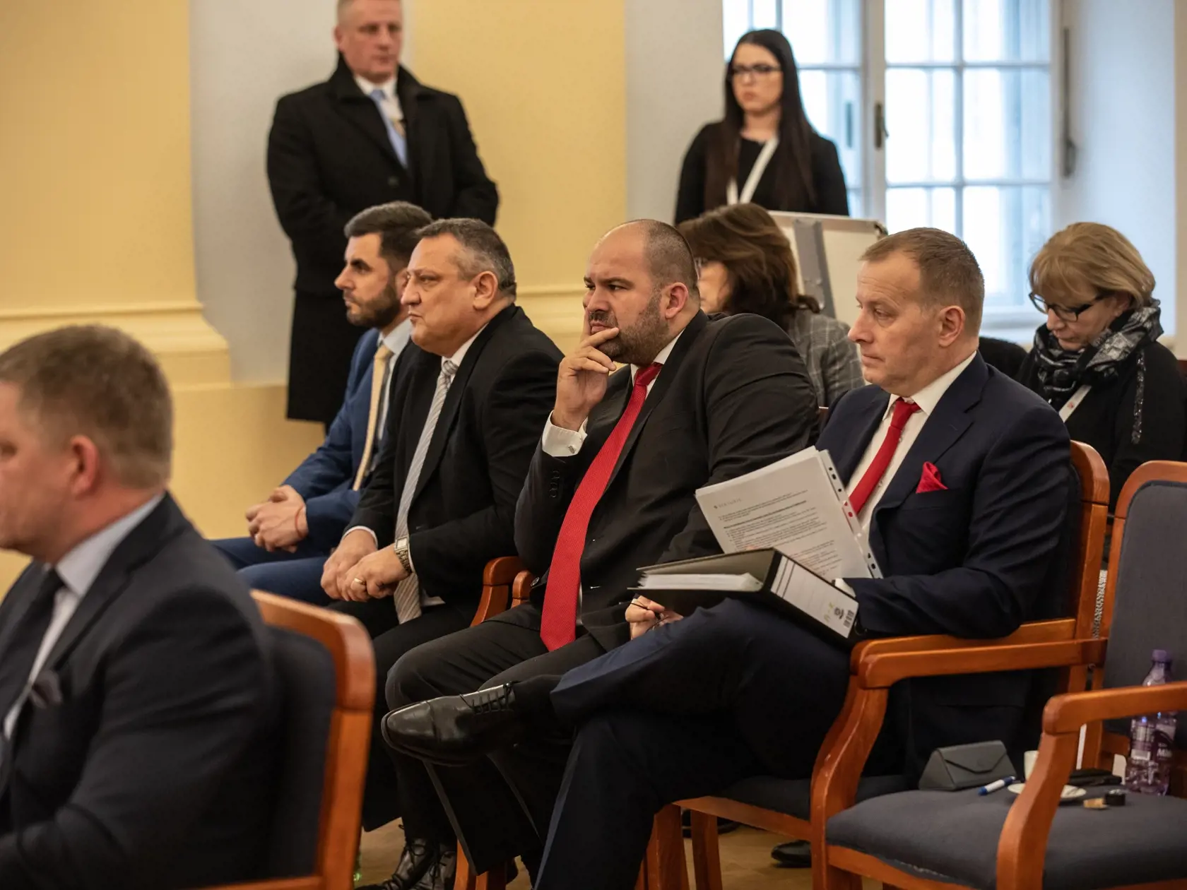Verejné vypočutie kandidátov na Ústavných Sudcov v Bratislave v budove Historickej Národnej Rady na Župnom Námestí