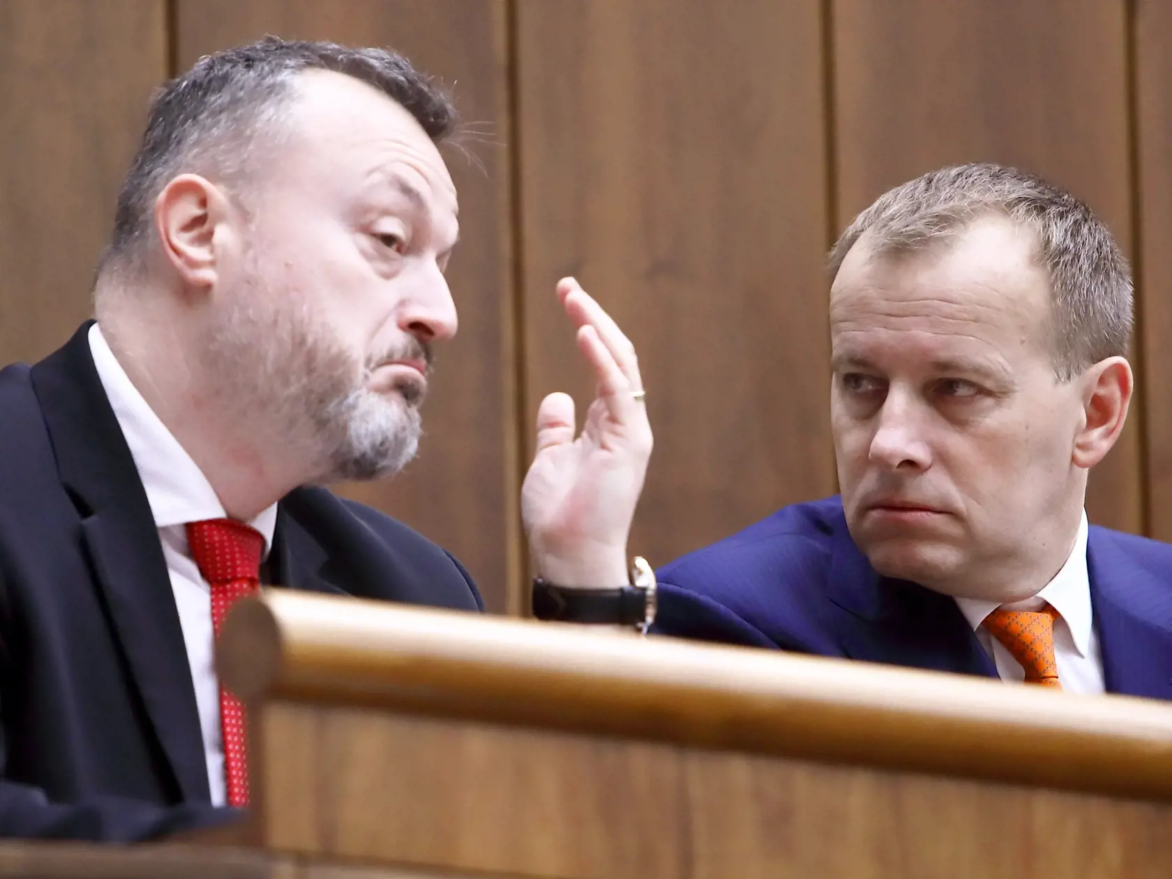 Na snímke zasadanie parlamentu, kde vystúpil prezident Andrej Kiska a vyjadril sa k voľbe sudcov ústavnéhé súdu.