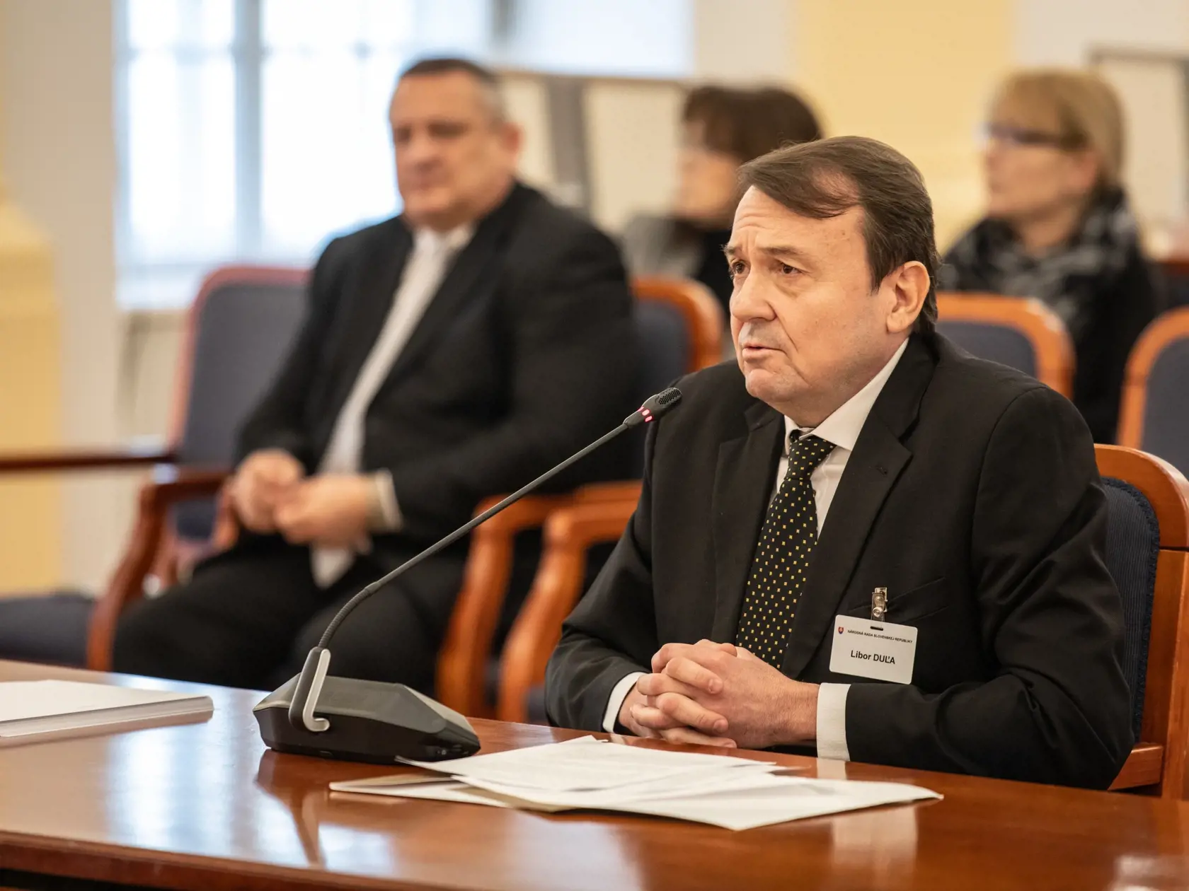Verejné vypočutie kandidátov na Ústavných Sudcov v Bratislave v budove Historickej Národnej Rady na Župnom Námestí