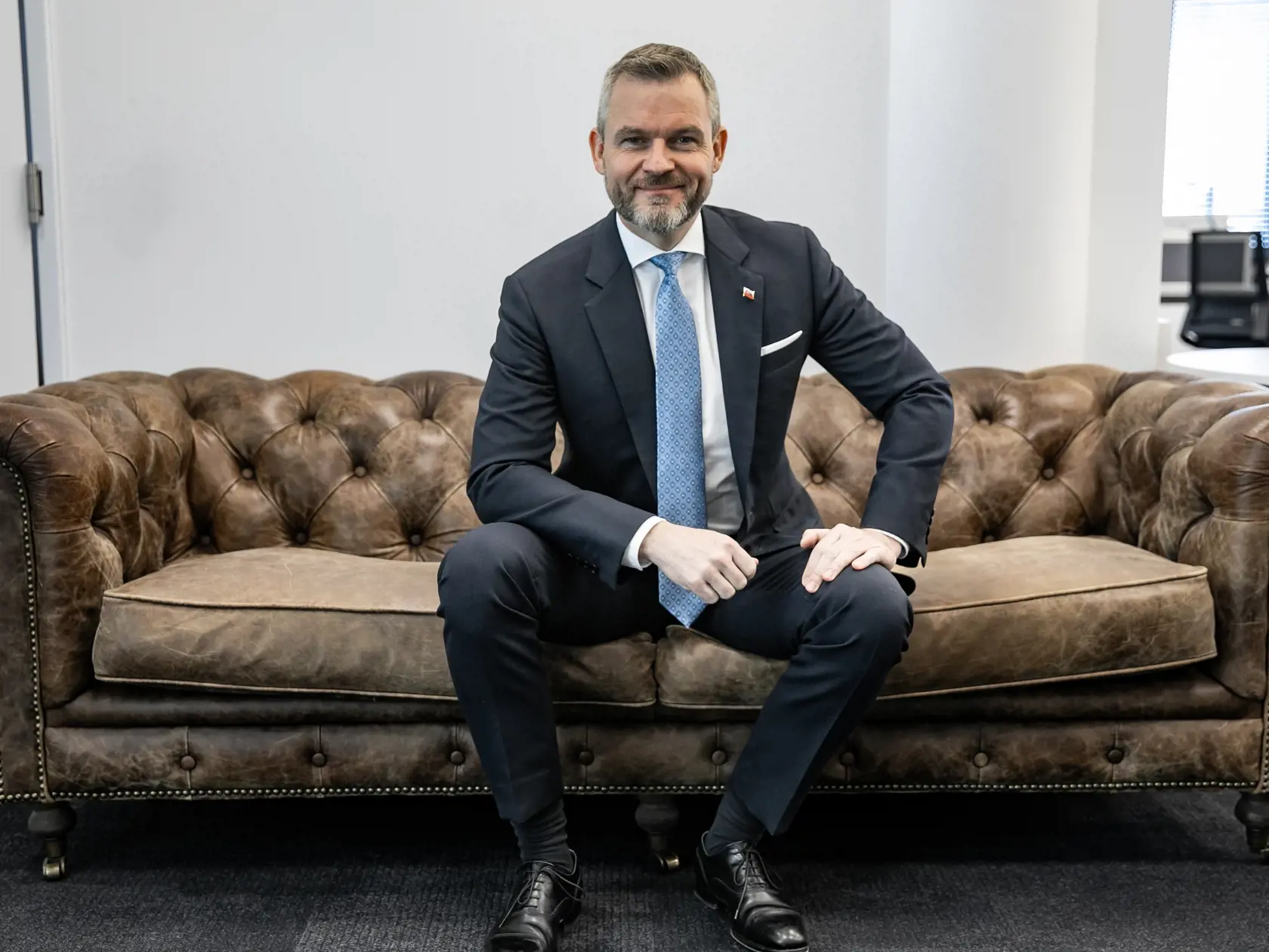 Diskusná relácia "Karty na stôl", ktorej hosťom bol Peter Pellegrini.