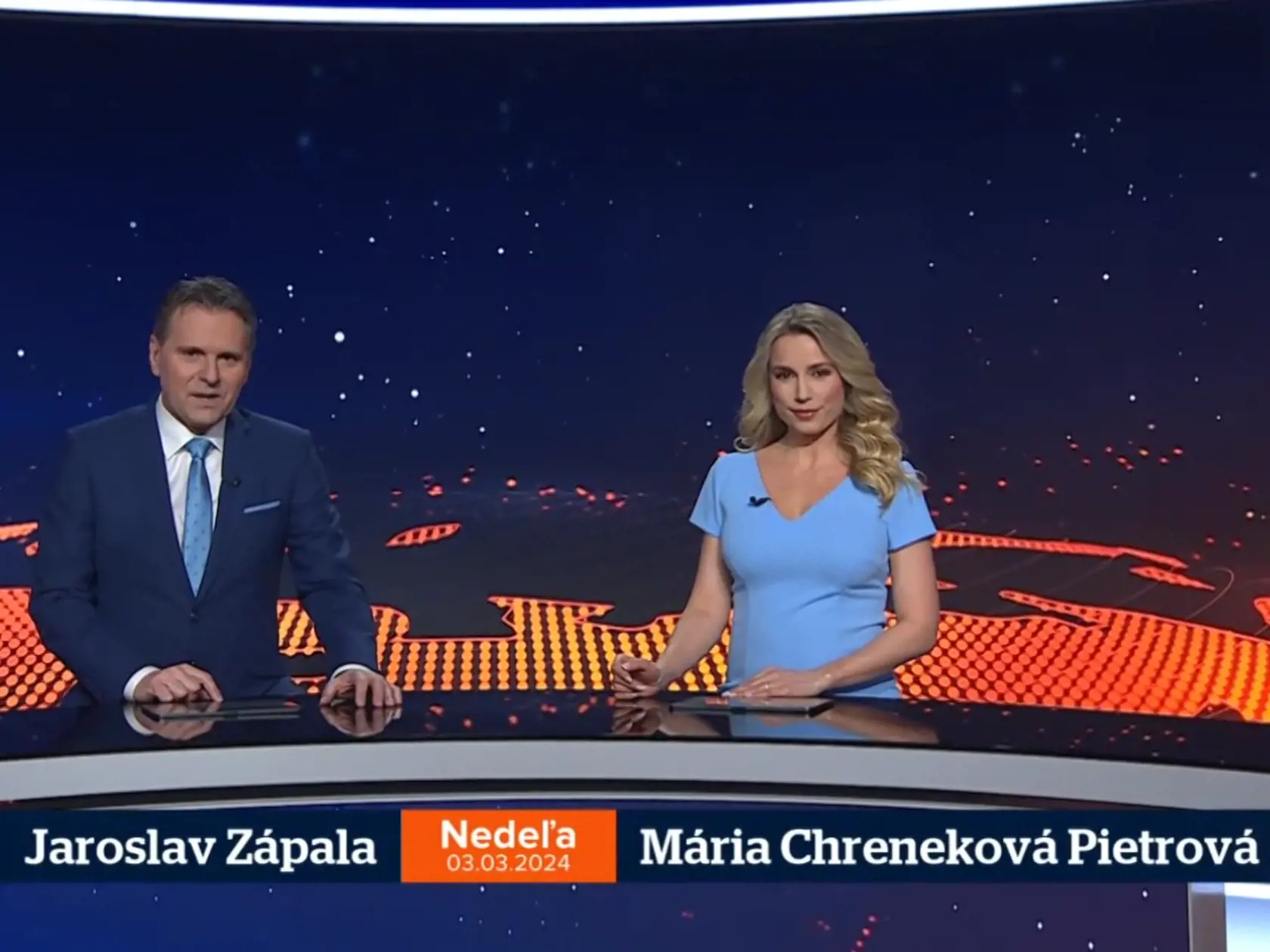 Diváci budú vídať už iba zastabilizované moderátorské dvojice. Jaroslav Zápala Mária Chreneková Pietrová.