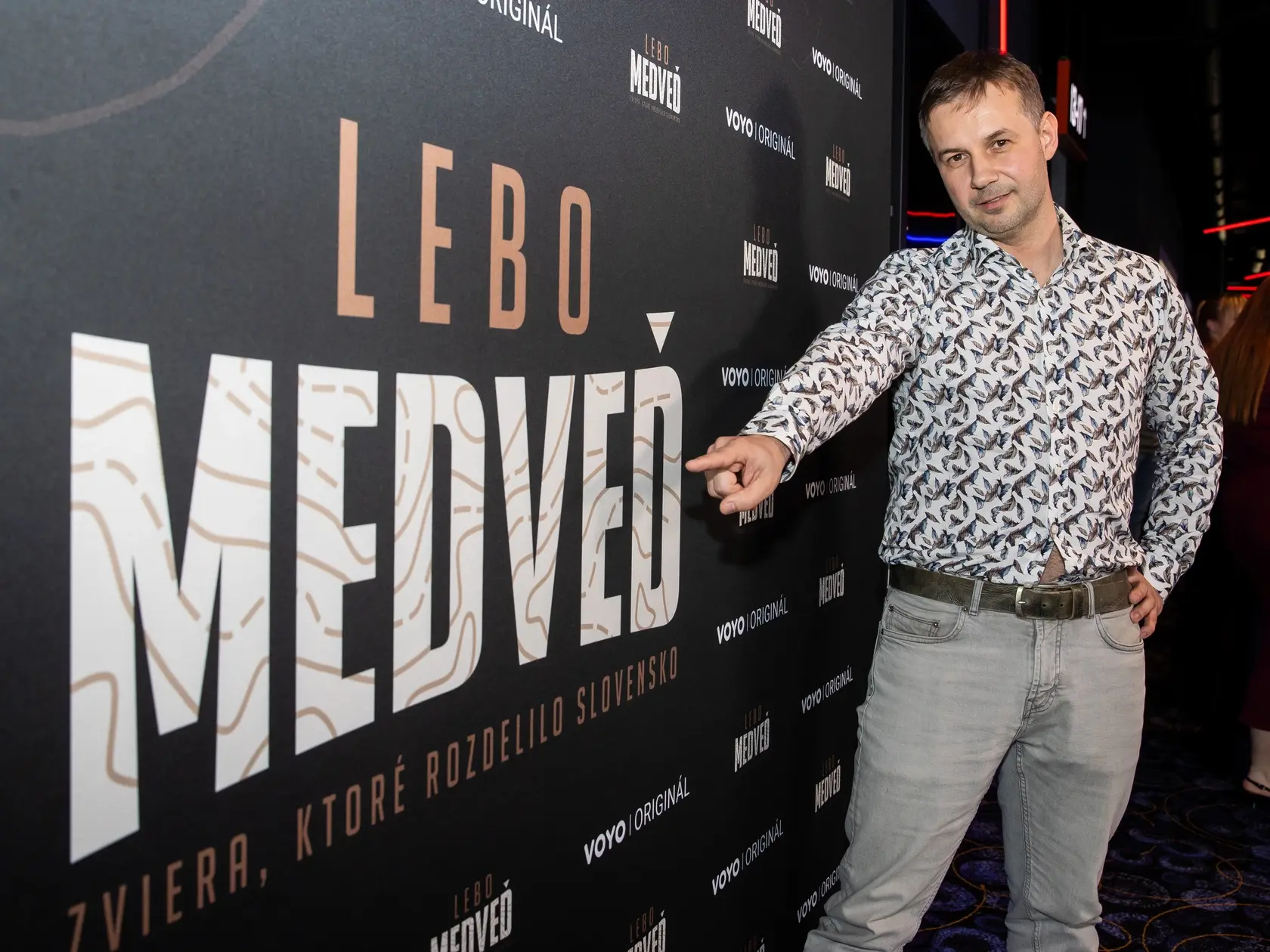 Na snímke režisér Miro Remo na predstavení Slovenského dokumentárneho seriálu Lebo medveď.