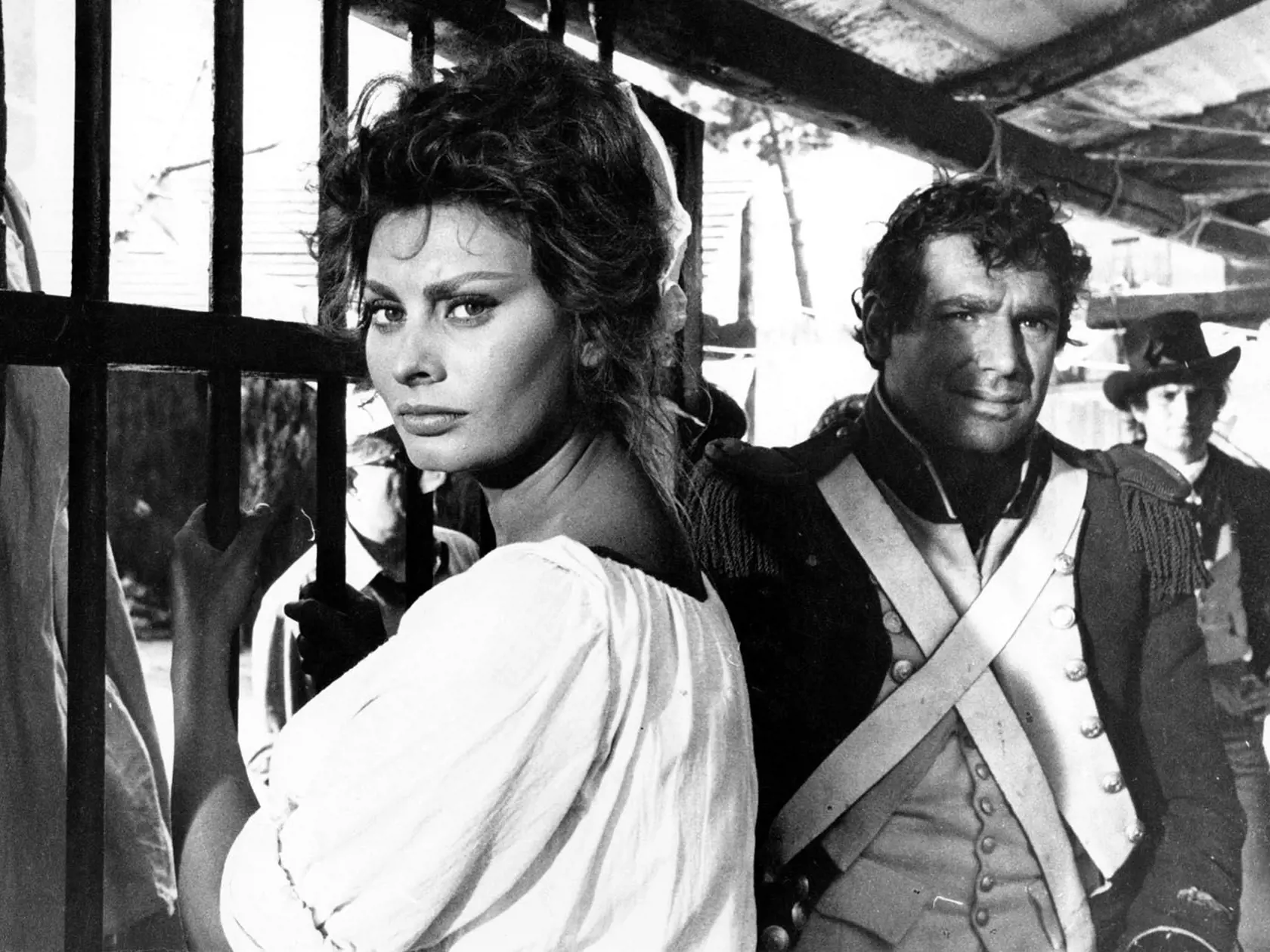 Sophia Loren a Robert Hossein vo filme Madame Sans-Gêne z roku 1962.