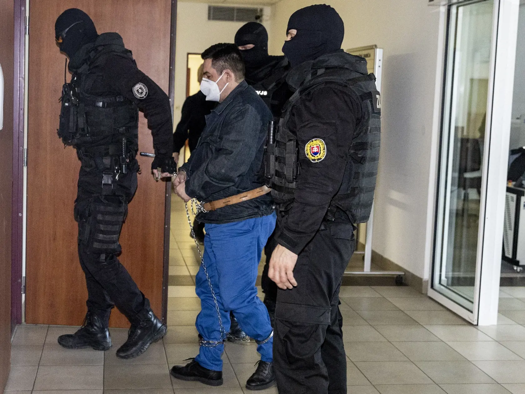 Pojednávanie v prípade vrážd Jána Kuciaka a Martiny Kušnírovej na Špecializovanom trestnom súde v Pezinku. Na snímke je Marián Kočner. 