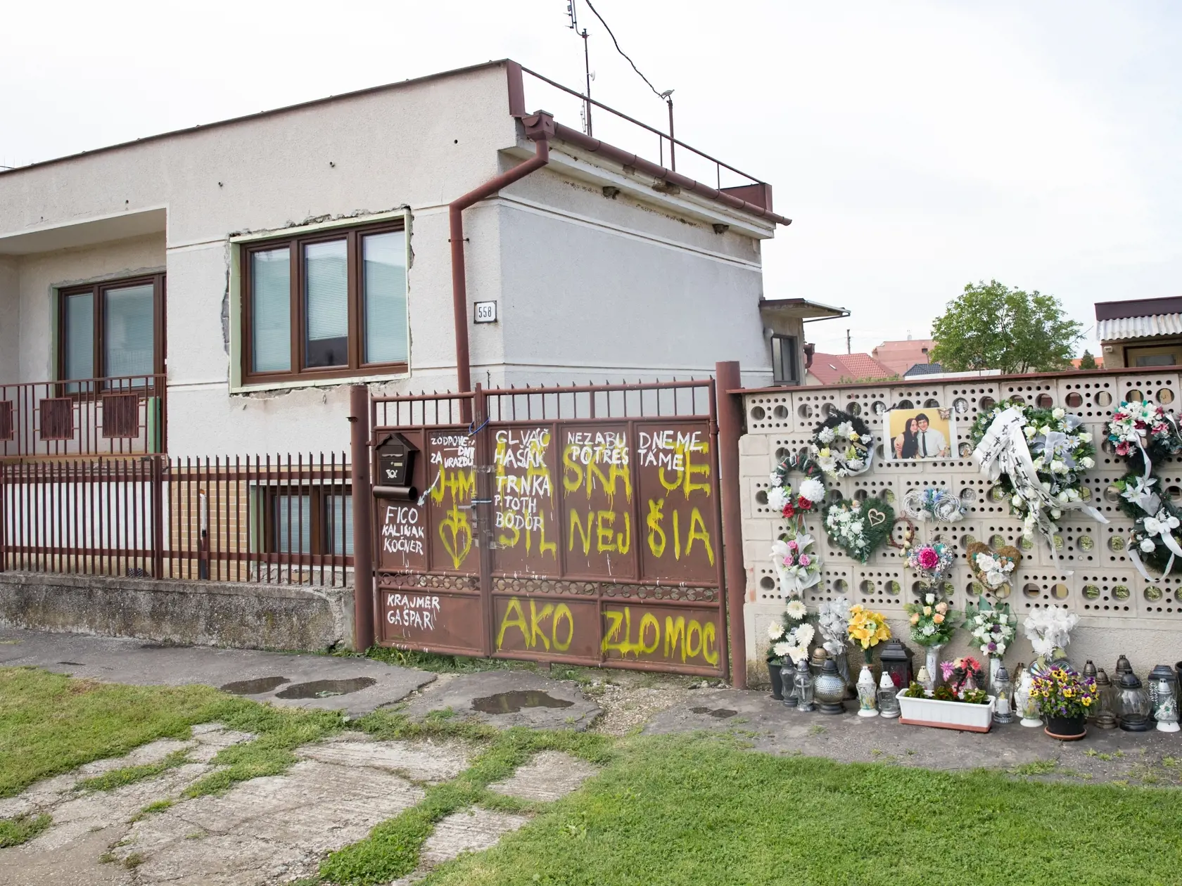 Dom, v ktorom boli zavraždení Ján Kuciak a Martina Kušnírová.