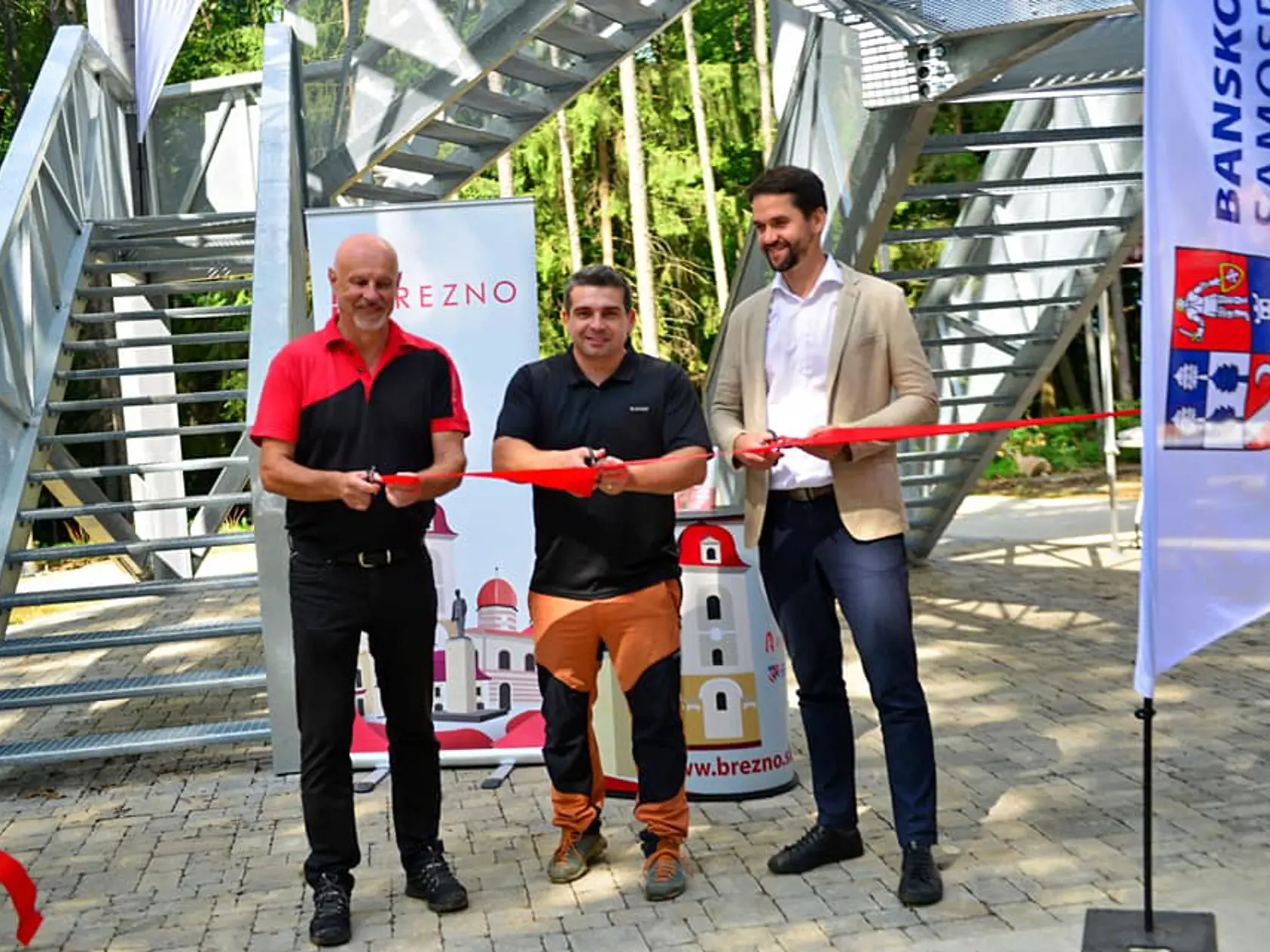 Otvorenie vyhliadkovej veže v Brezne