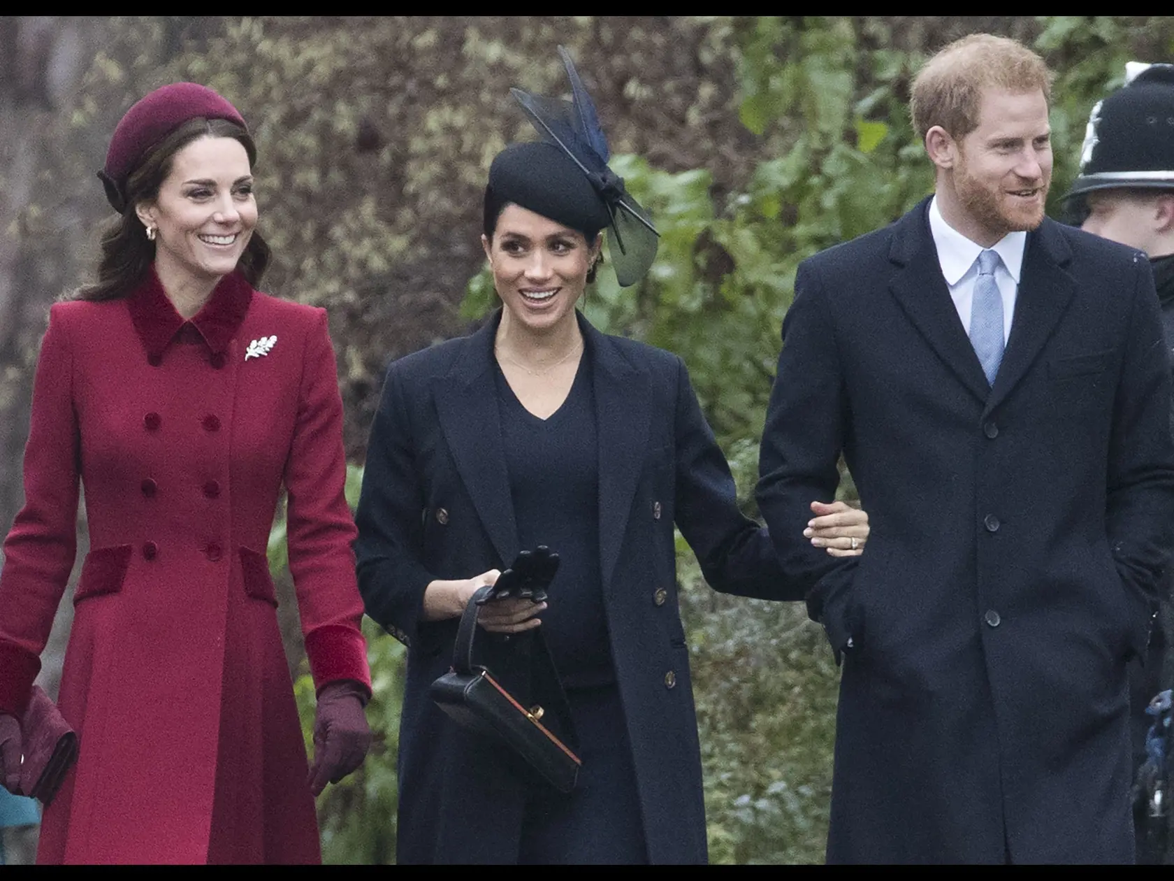 Vojvodkyňa Kate, vojvodkyňa Meghan a princ Harry