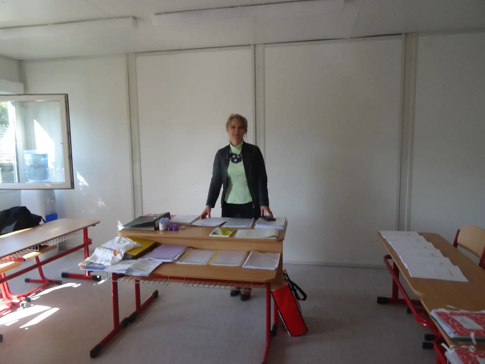 Riaditeľka školy Adriana Mižigárová (49) sa teší, že konečne sa rozbehli.