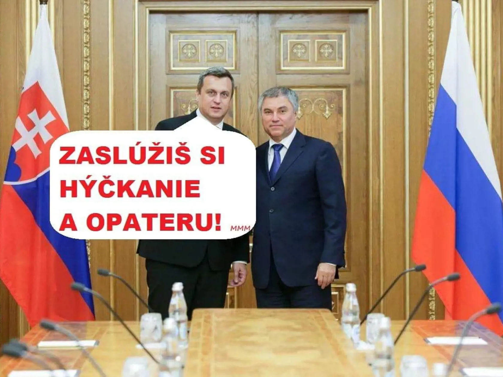 Počas hektického týždňa si odskočil Andrej Danko do Moskvy, kde sa stretol s predsedom ruskej Dumy Vjačeslavom Volodinom. 