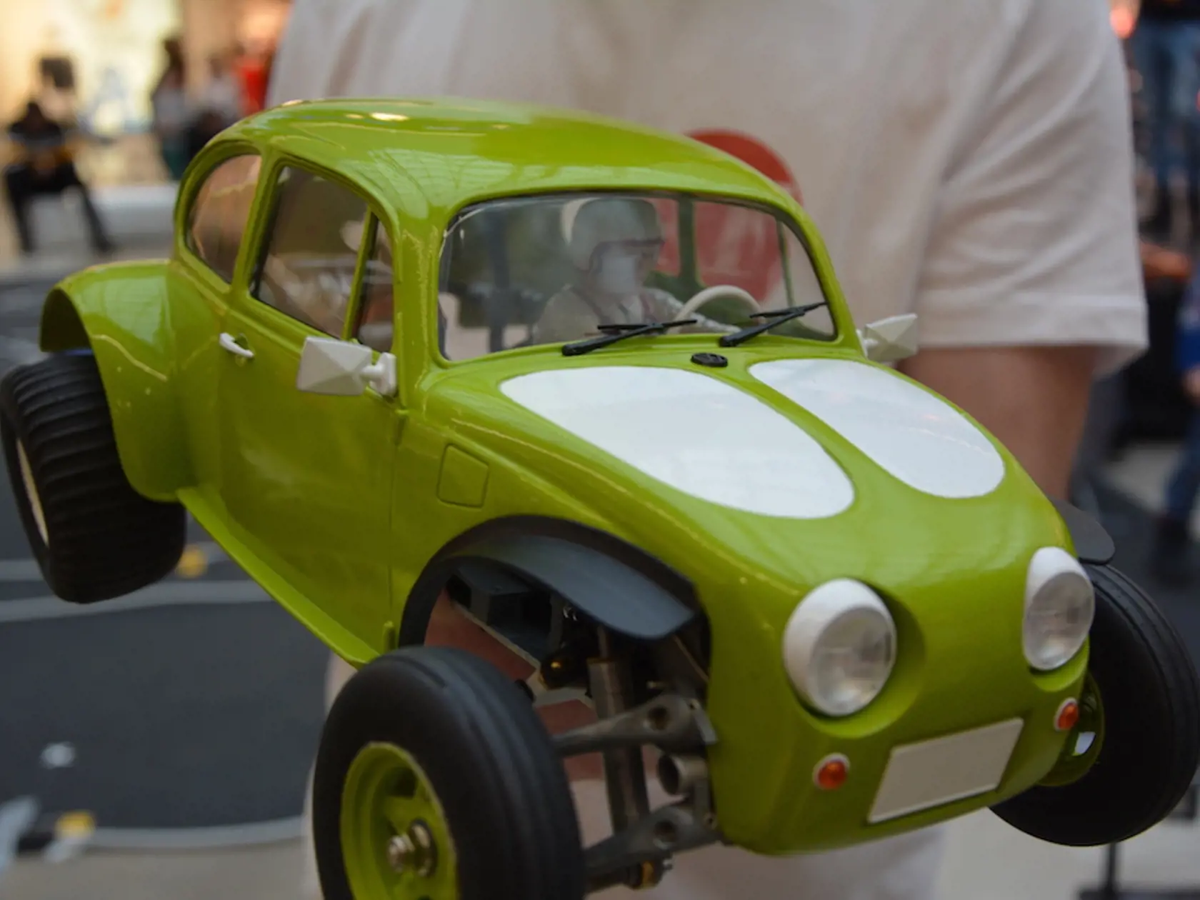 Bugina Volkswagen Sand Scorcher je modelom z roku 1979 originál tak, ako ho vyrobila firma. Podvozok má ako u všetkých modelov vyrobený podľa skutočnej predlohy, je v pôvodnom stave, tak, ako bol vyrobený. 
