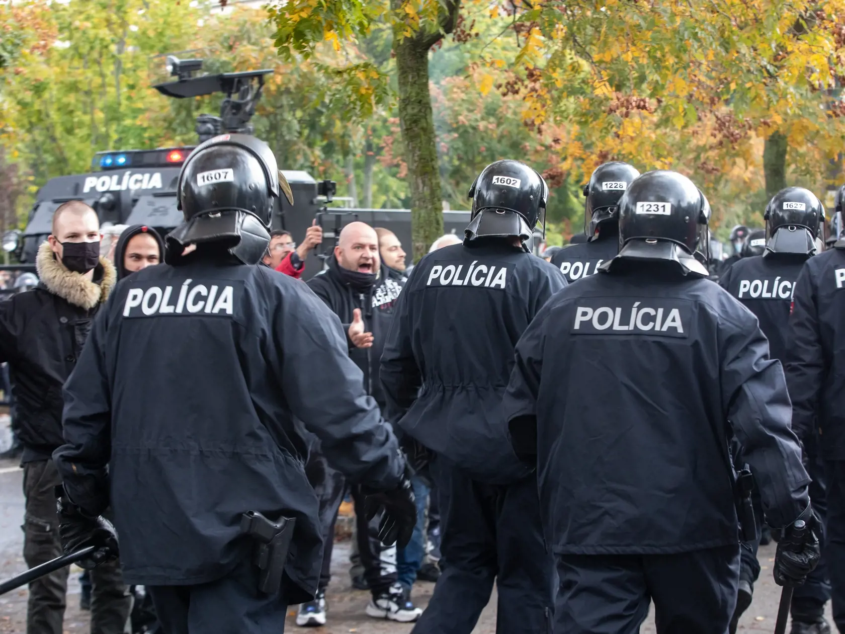 Protest proti Igorovi Matovičovi pred úradom vlády SR.