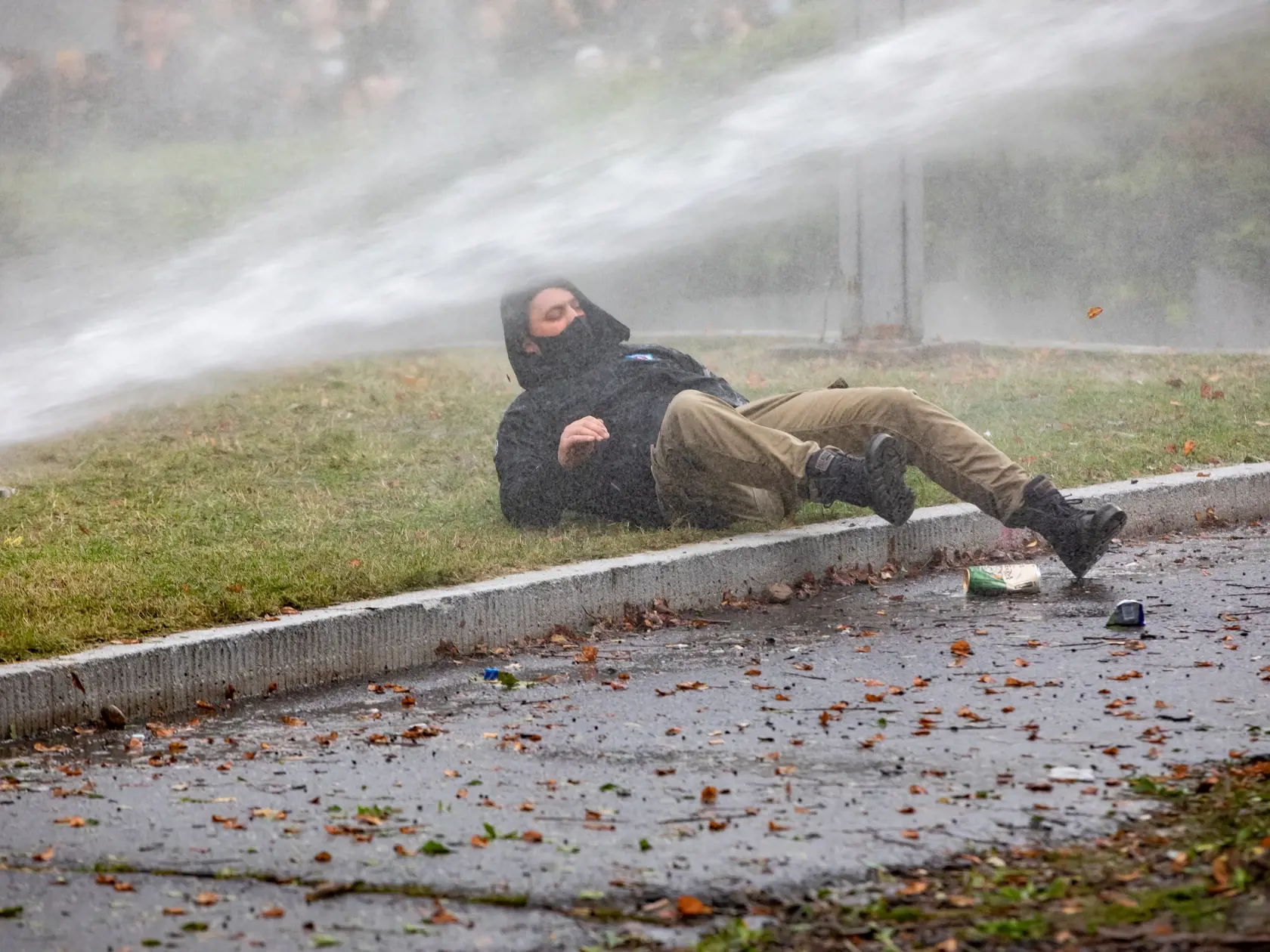 Protest proti Igorovi Matovičovi pred úradom vlády SR.