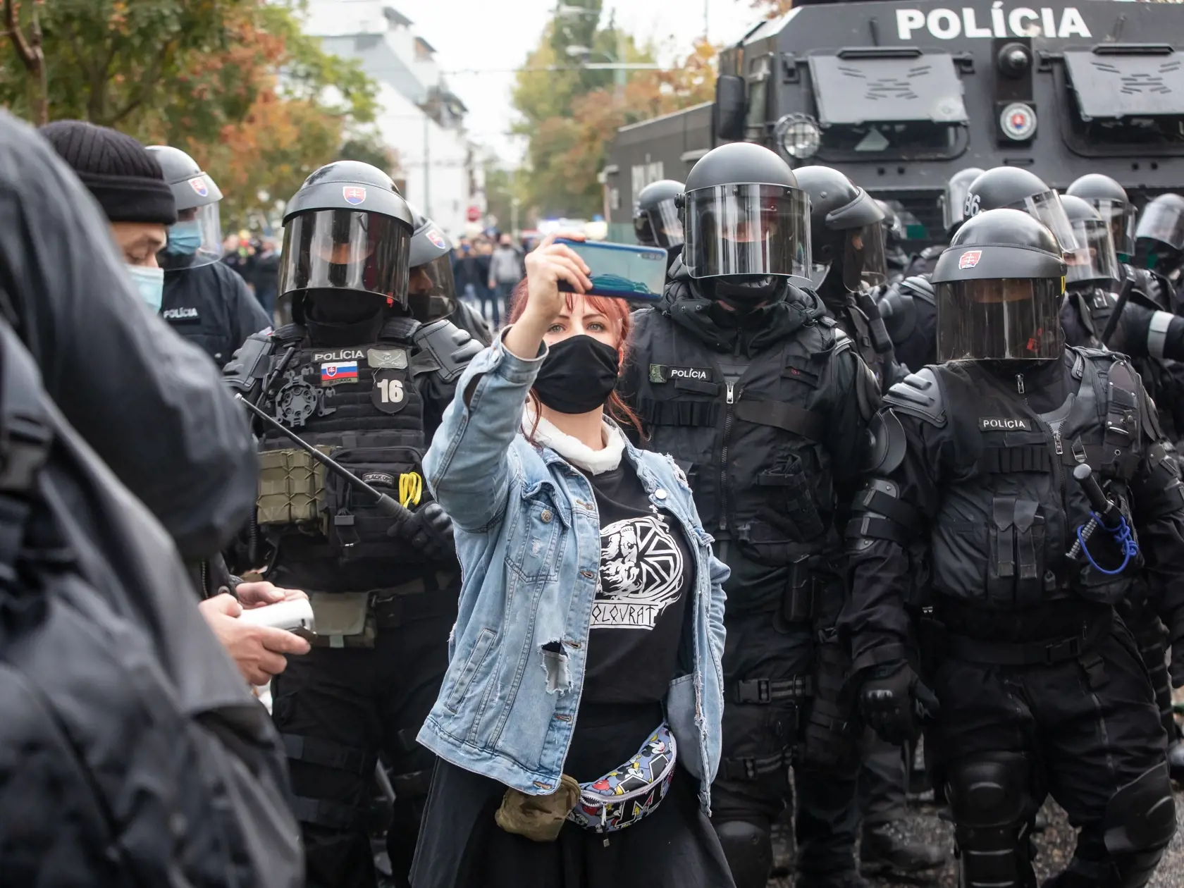 Protest proti Igorovi Matovičovi pred úradom vlády SR.
