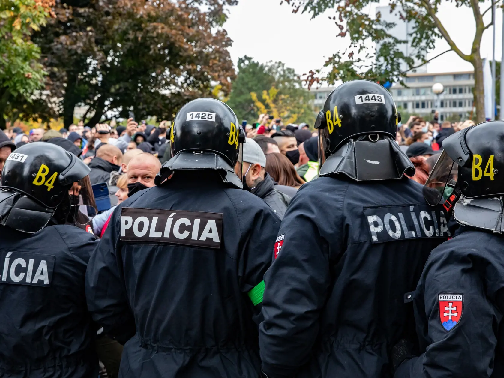 Protest proti Igorovi Matovičovi pred úradom vlády SR.