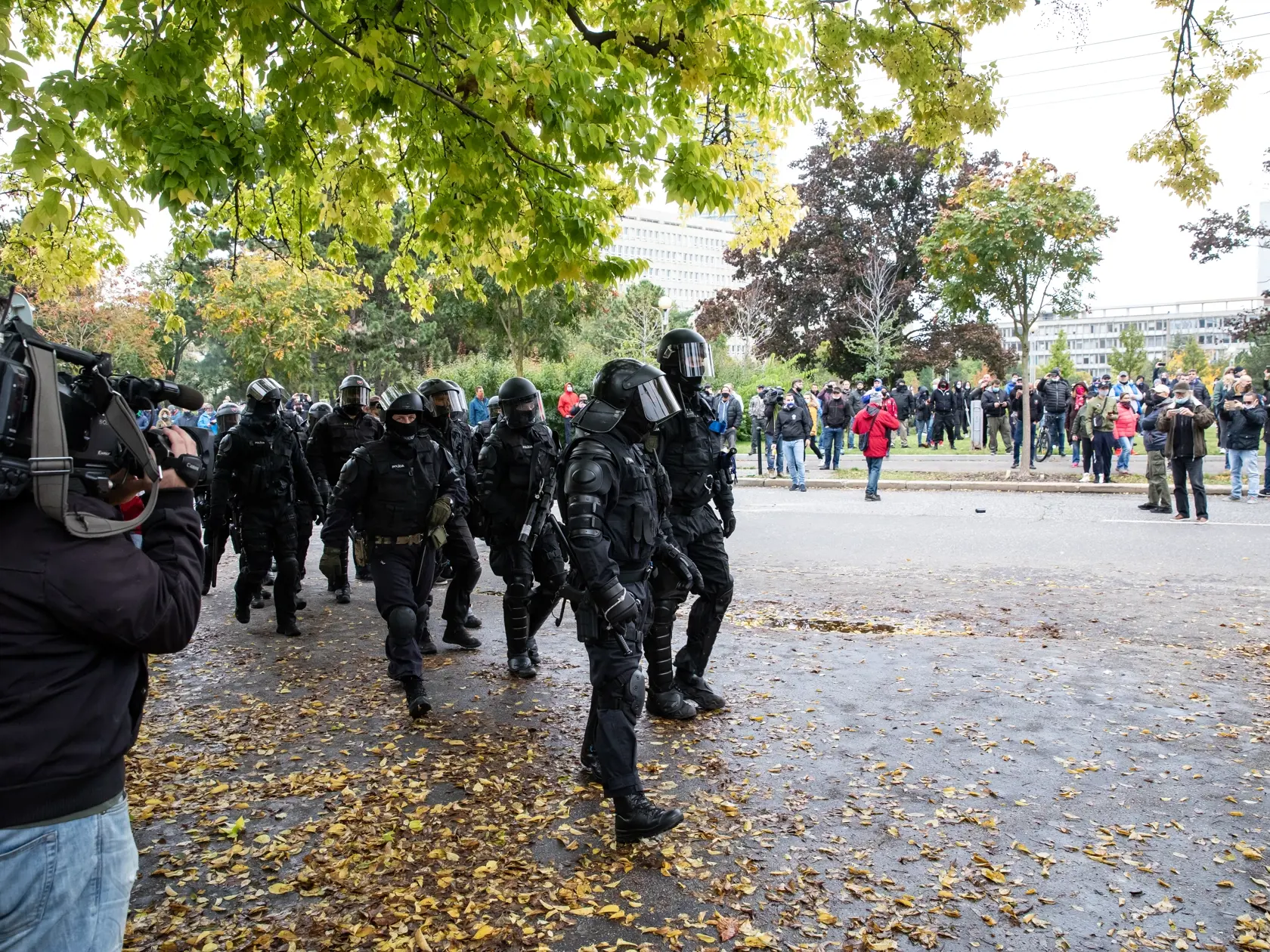 Protest proti Igorovi Matovičovi pred úradom vlády SR.