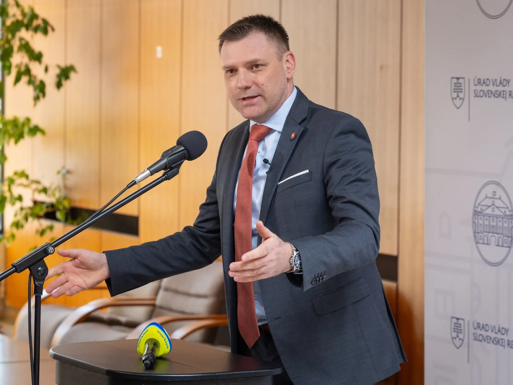79. schôdza - Úrad vlády Slovenskej republiky. Na snímke je Tomáš Taraba, minister životného prostredia SR.