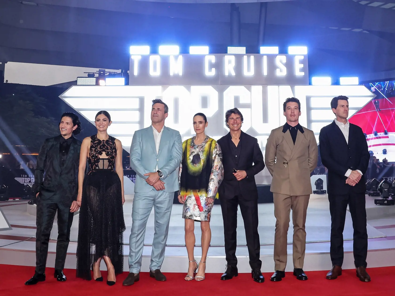 Pemiéra nového filmu Top Gun: Maverick sa konala v San Diegu v Kalifornii.